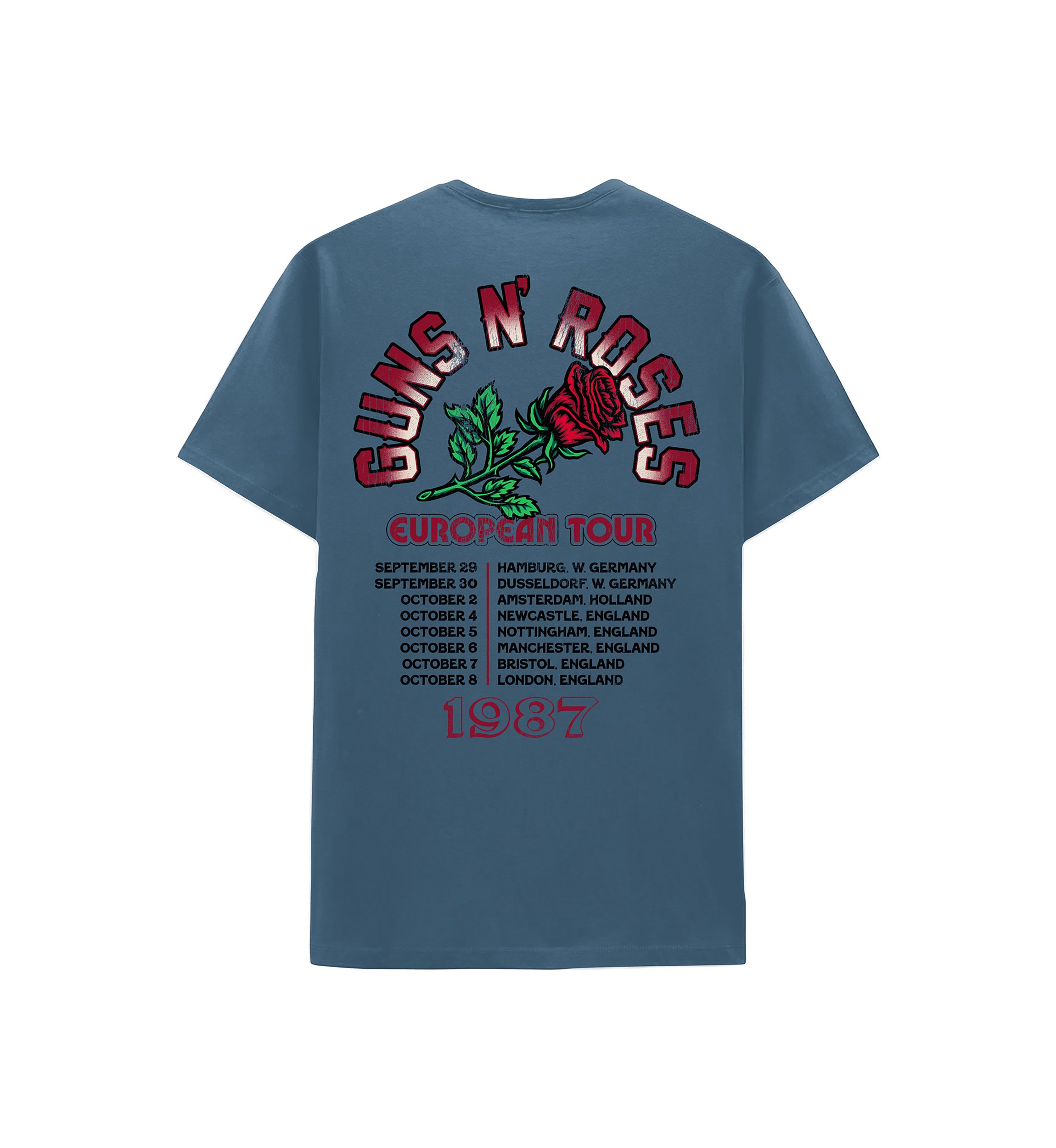Guns N Roses European Tour Graphic T-Shirt
