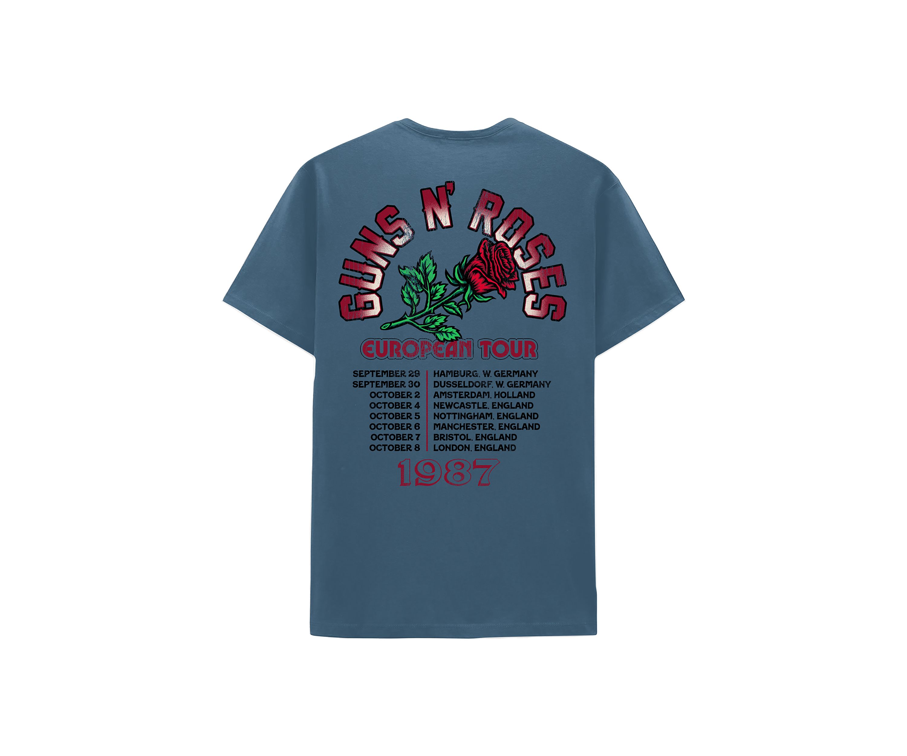 Guns N Roses European Tour Graphic T-Shirt