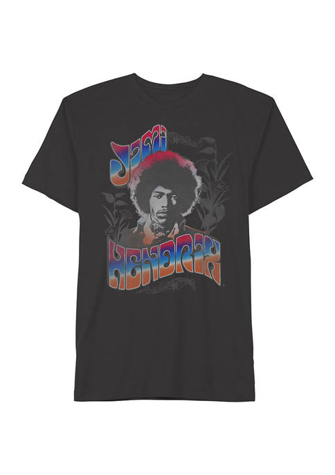 Jimi Hendrix Short Sleeve Graphic T-Shirt