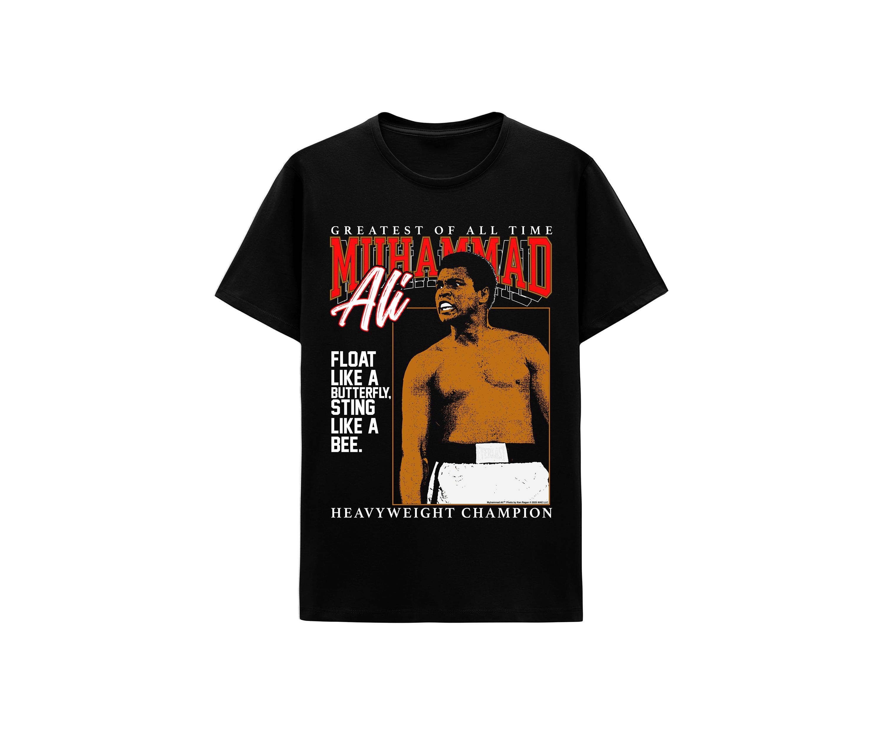 Muhammad Ali Like a Butterfly Graphic T-Shirt