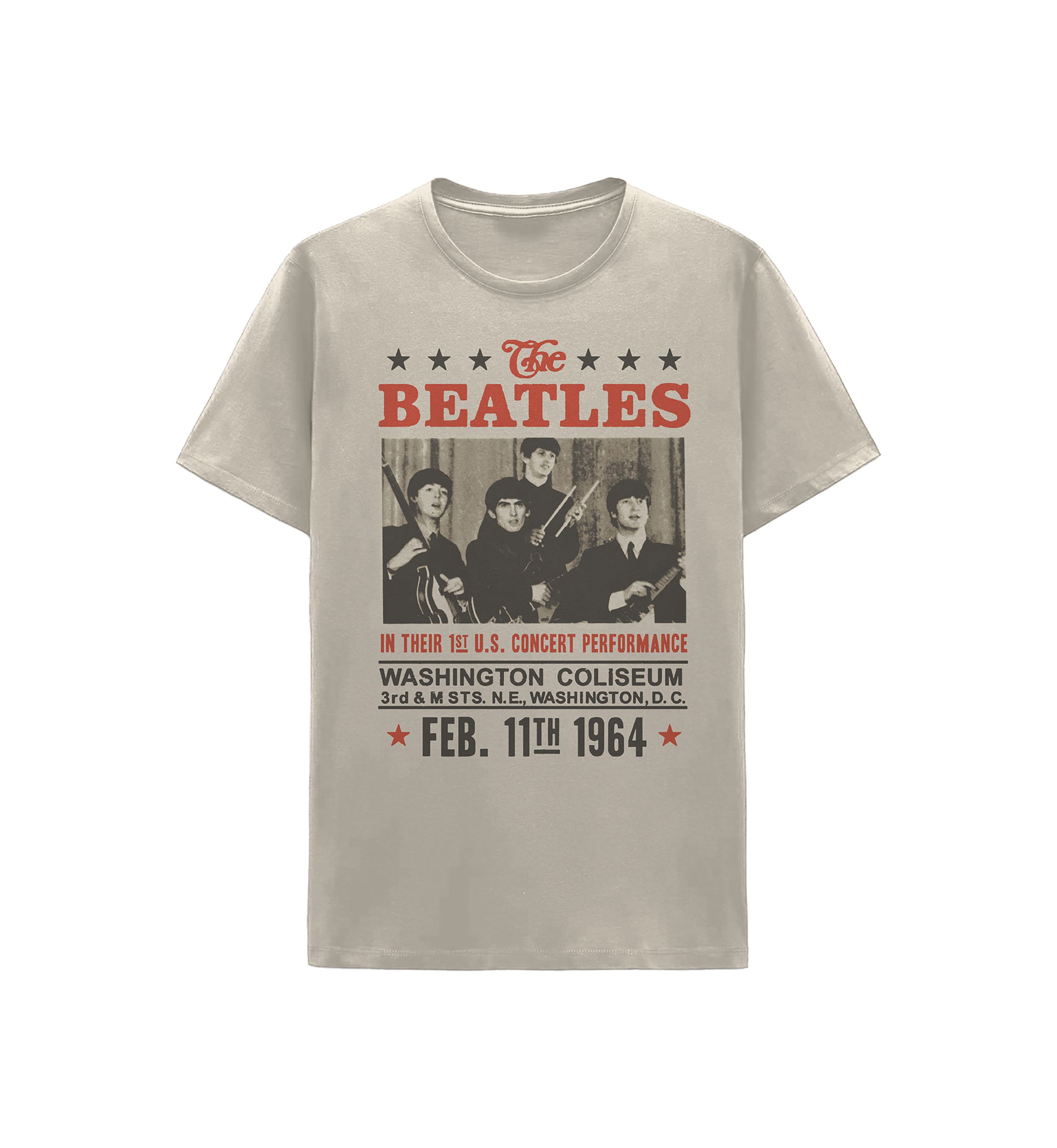 The Beatles Washington D.C. Graphic T-Shirt