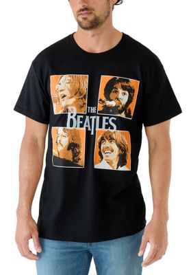 The Beatles Men's Fab Four Graphic T-Shirt, Black, 2XL