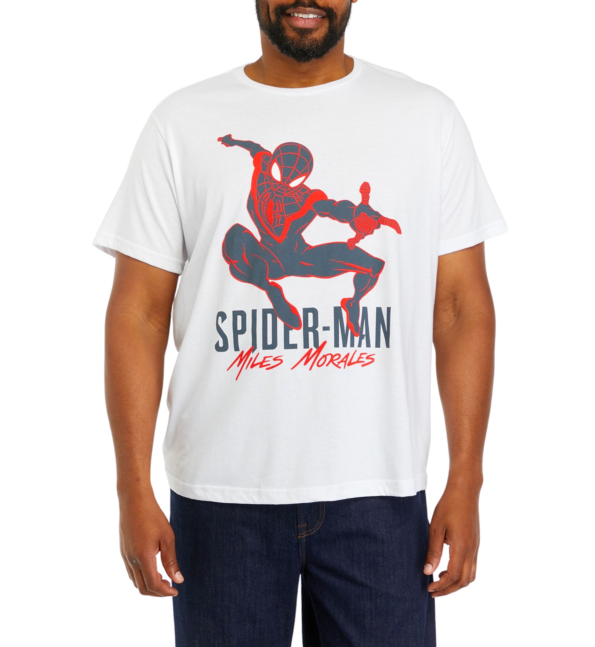 Big & Tall Spider Man Short Sleeve Graphic T-Shirt