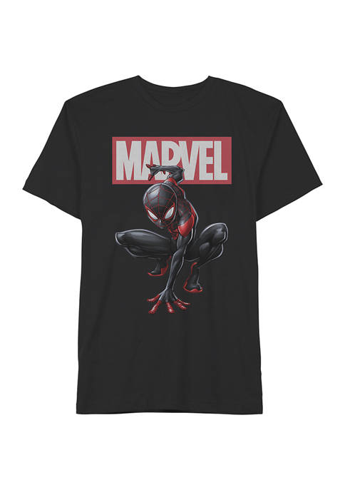 Marvel™ Short Sleeve Spider Stance Graphic T-Shirt