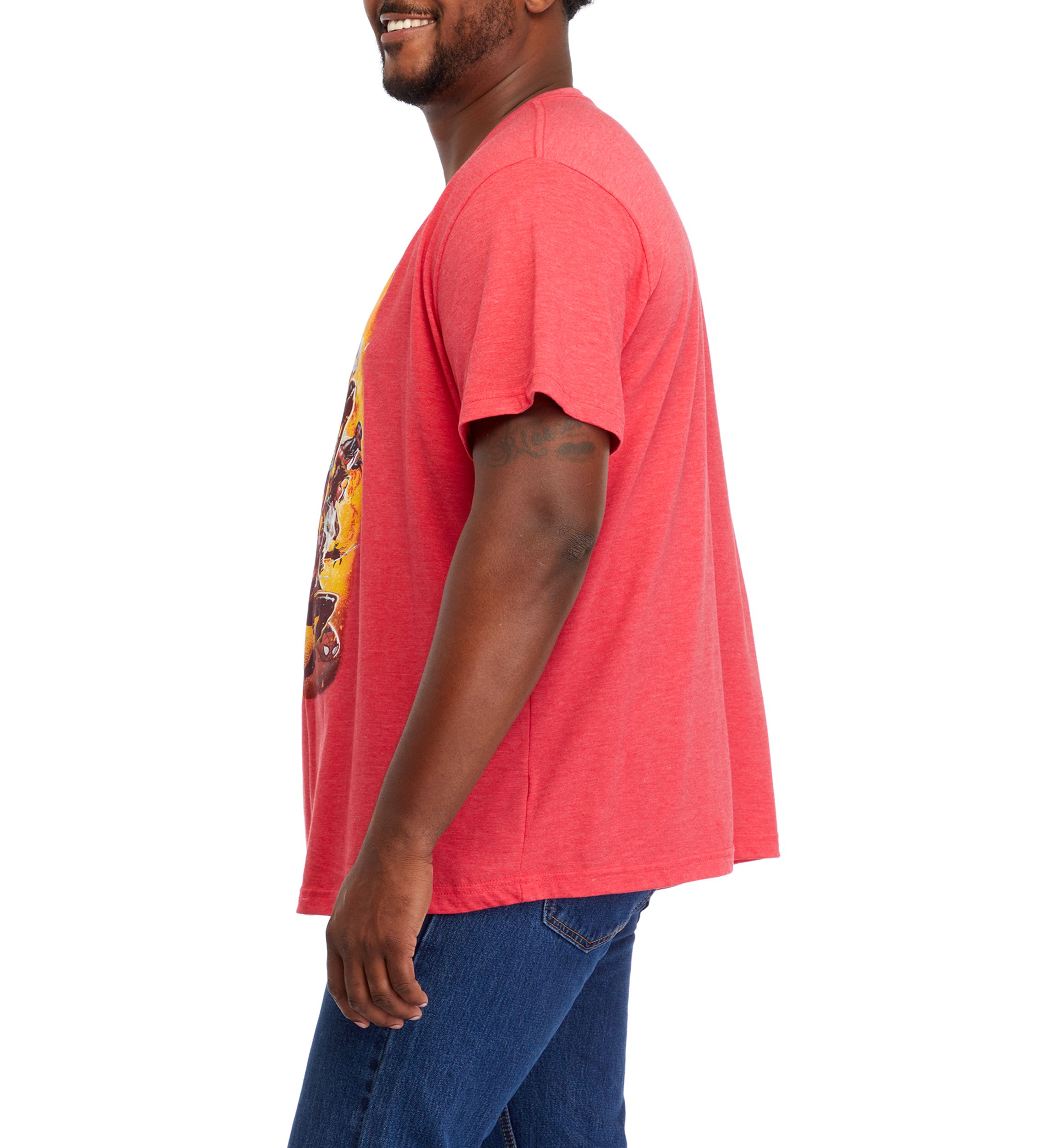 Big & Tall Short Sleeve Spider Man Graphic T-Shirt 