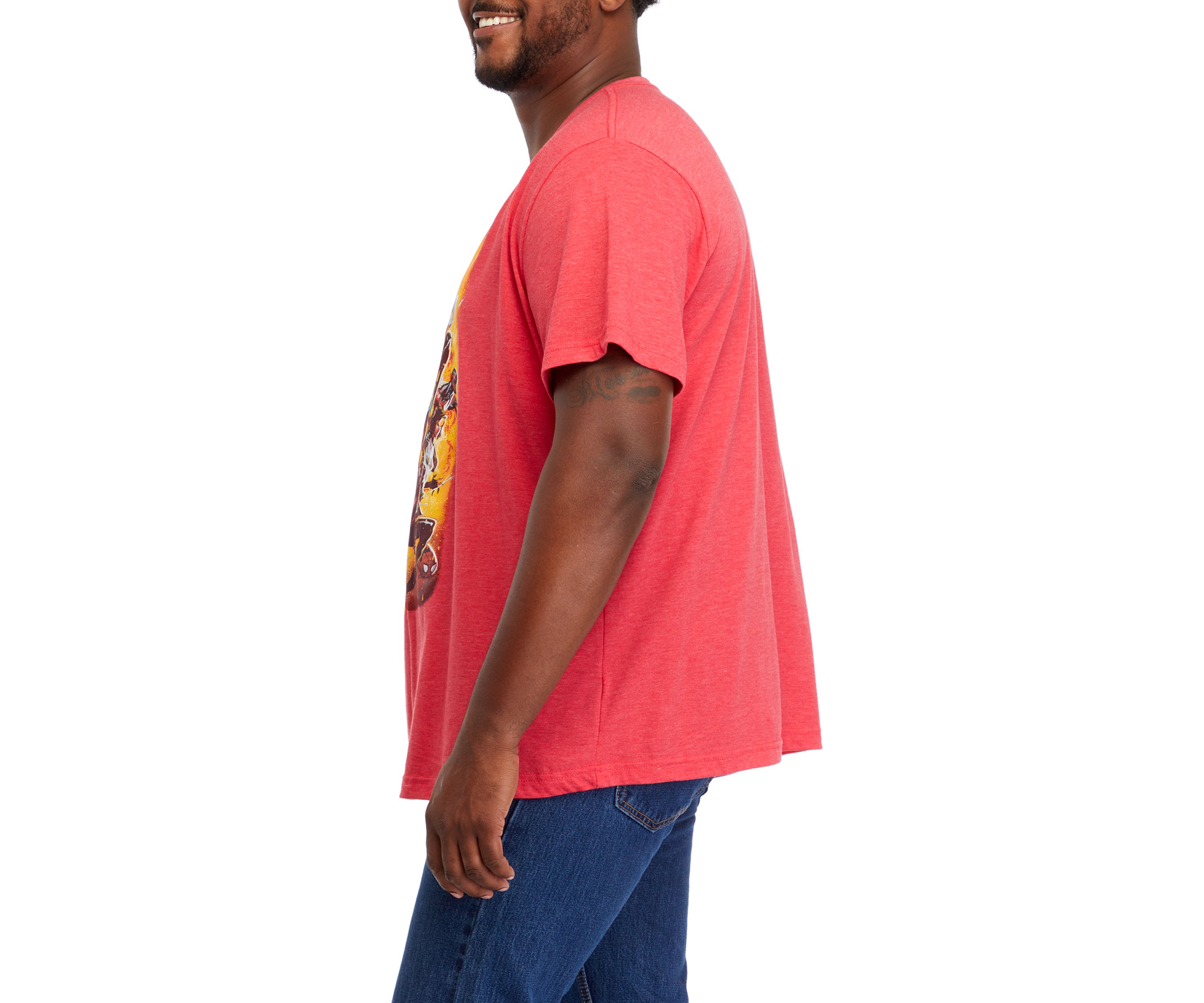 Big & Tall Short Sleeve Spider Man Graphic T-Shirt 