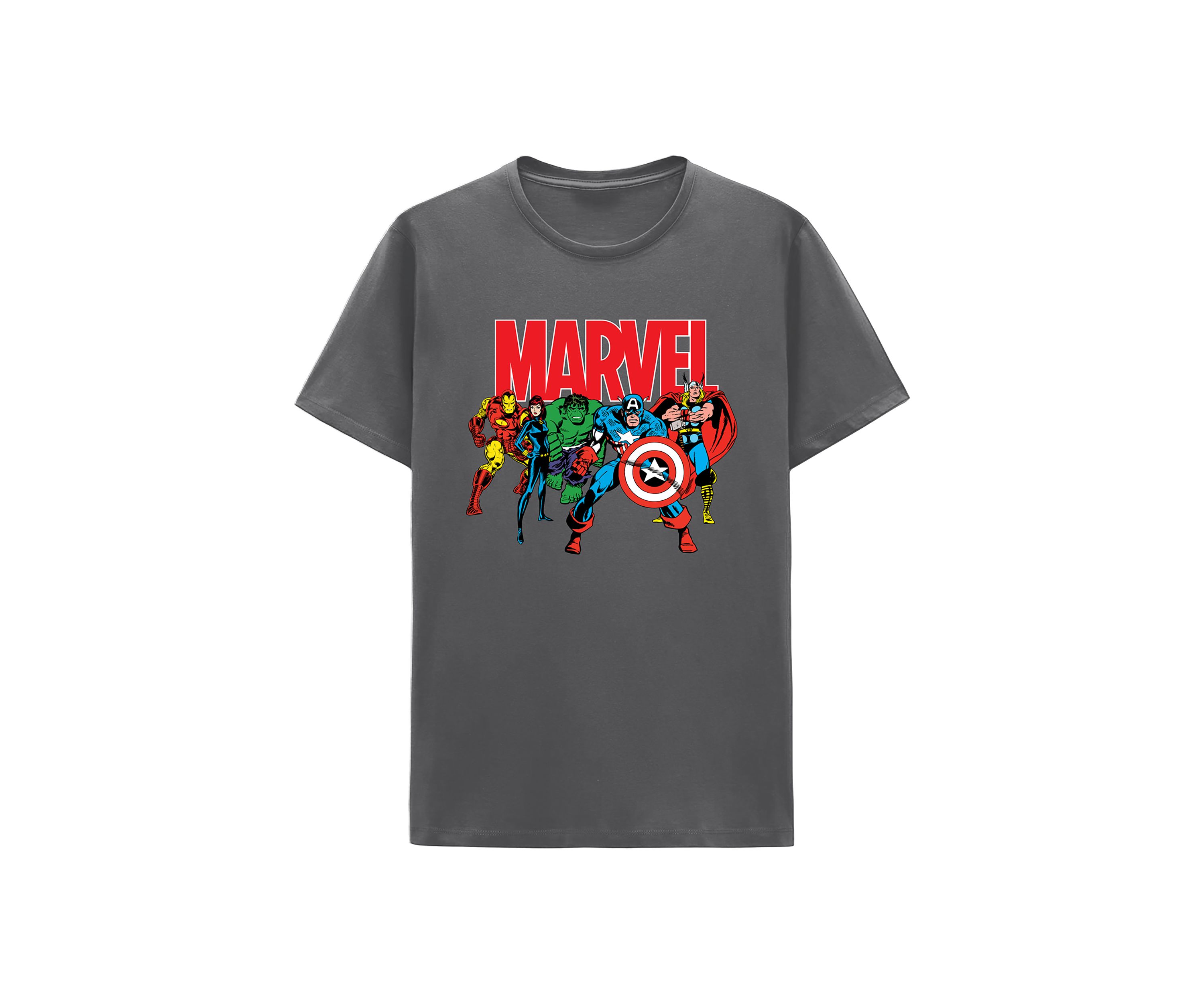 Mens Team Marvel Graphic T-Shirt 