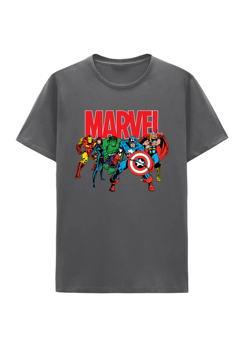 Mens Team Marvel Graphic T-Shirt 