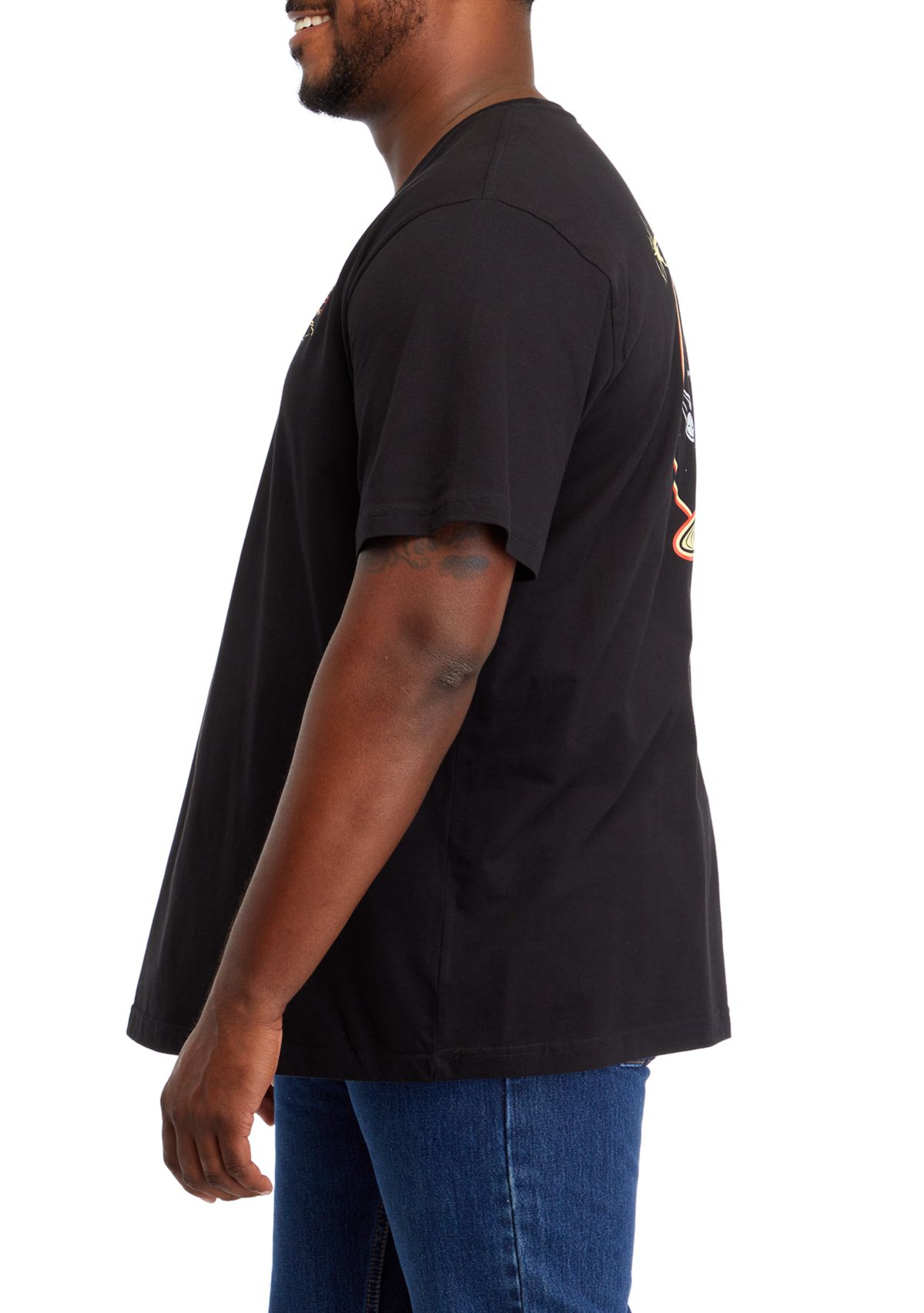 Big & Tall Nasa Beam Saucers Graphic T-Shirt