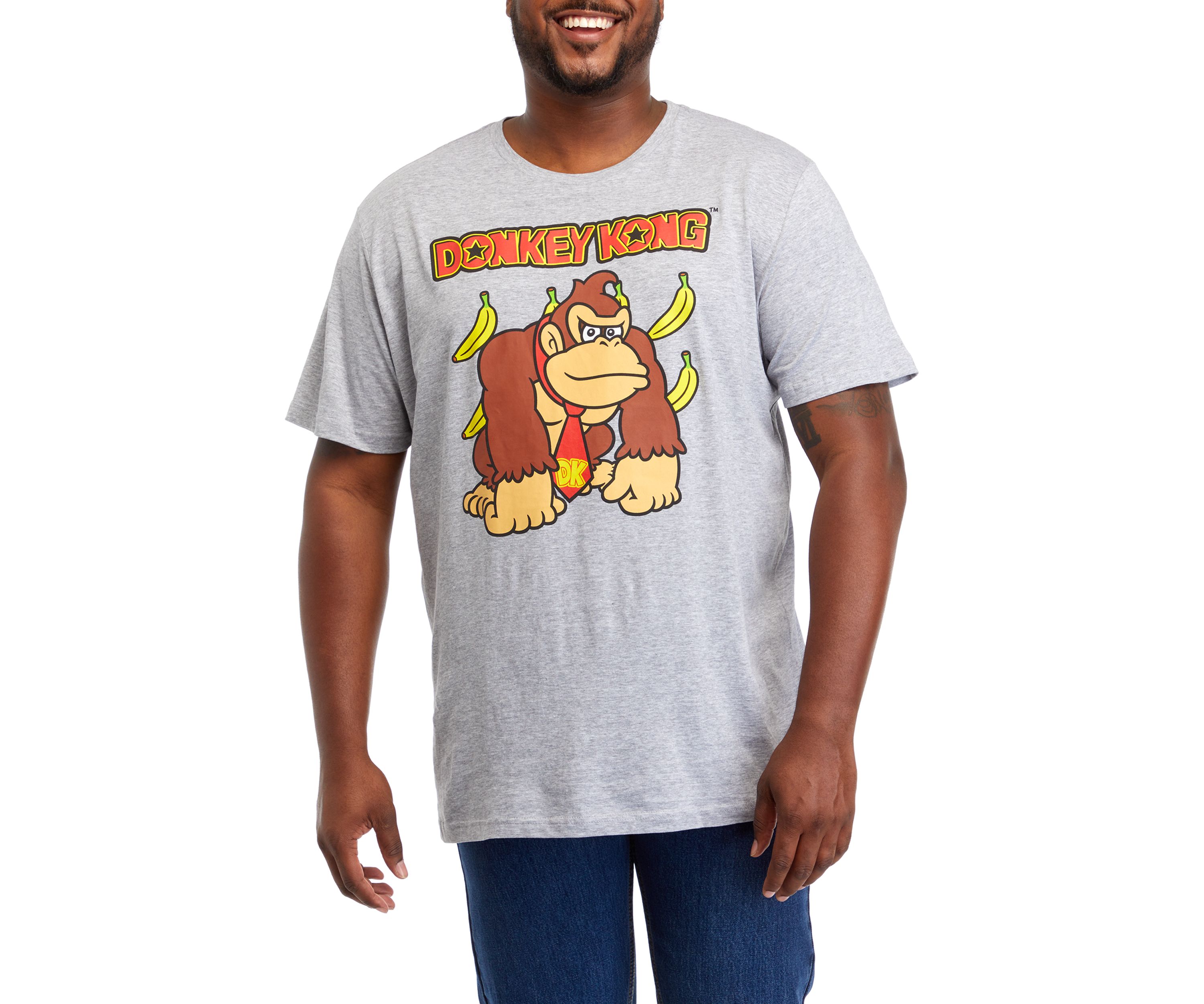 Big & Tall Short Sleeve Donkey Kong Graphic T-Shirt
