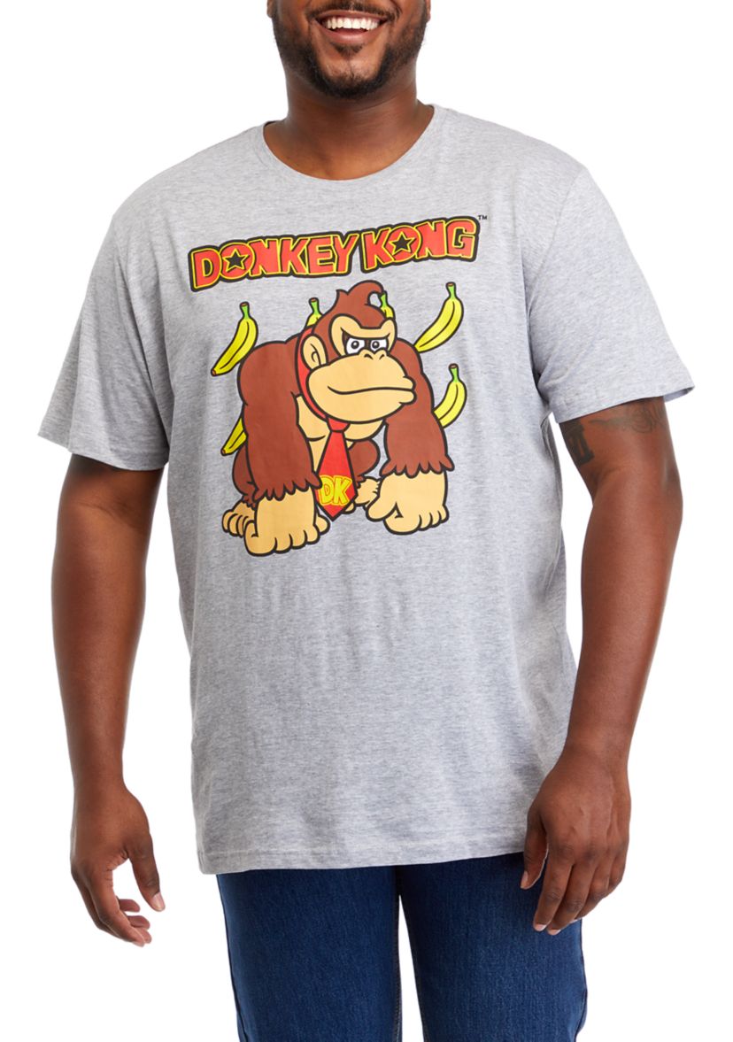 Big & Tall Short Sleeve Donkey Kong Graphic T-Shirt