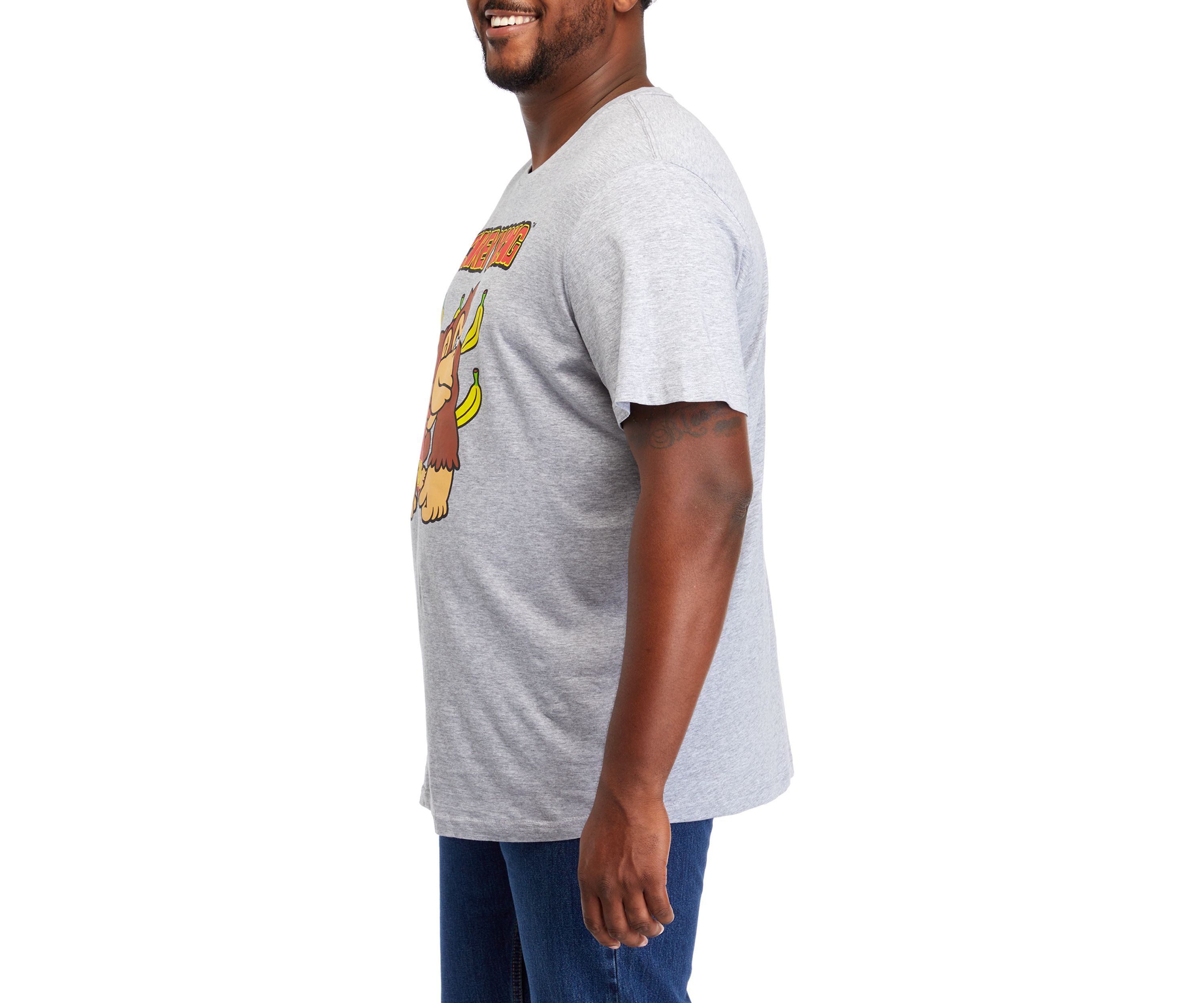 Big & Tall Short Sleeve Donkey Kong Graphic T-Shirt