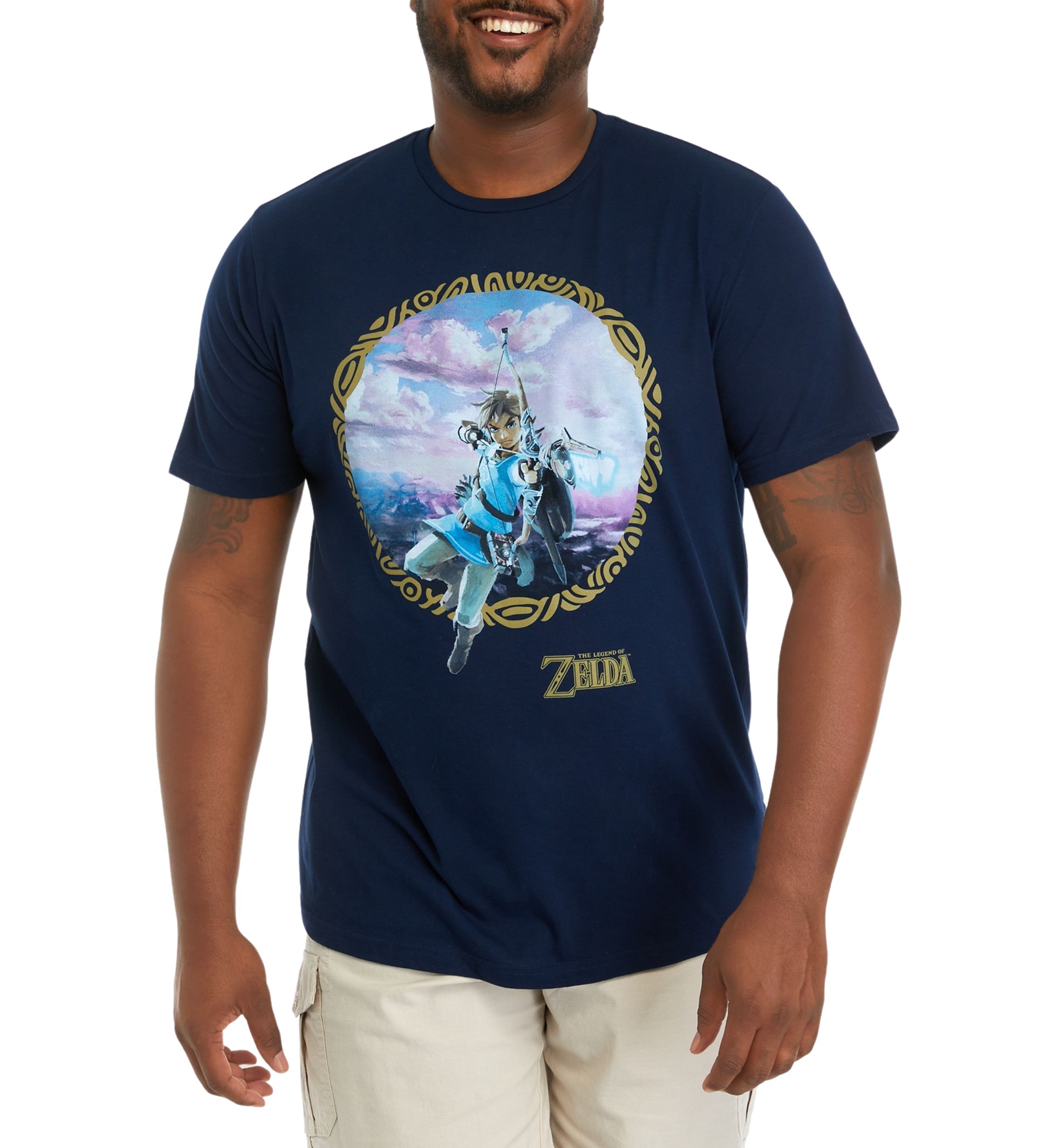 Big & Tall Zelda Link Graphic T-Shirt