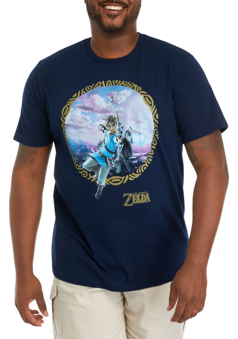 Big & Tall Zelda Link Graphic T-Shirt