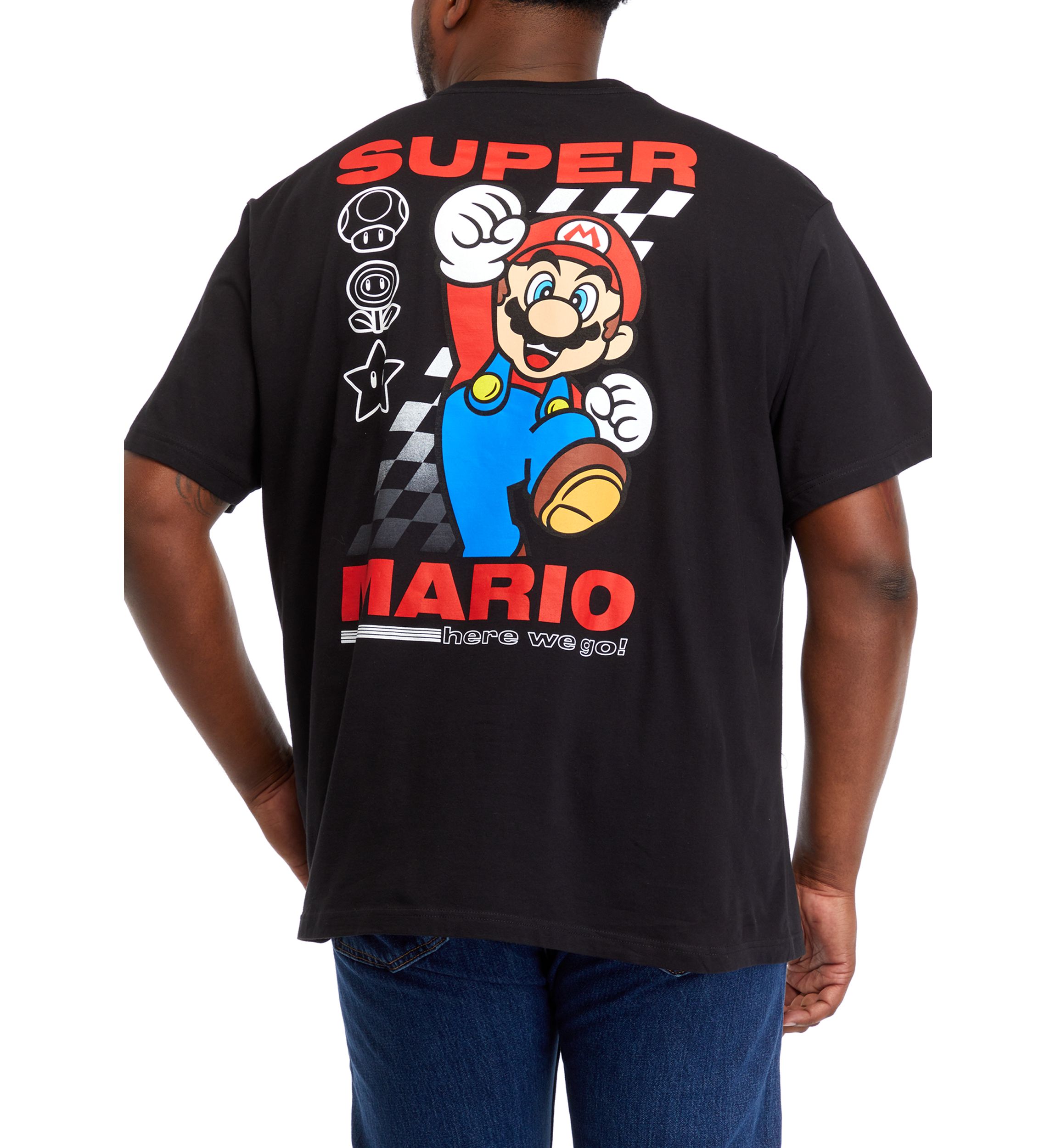 Big & Tall Super Mario Graphic T-Shirt 