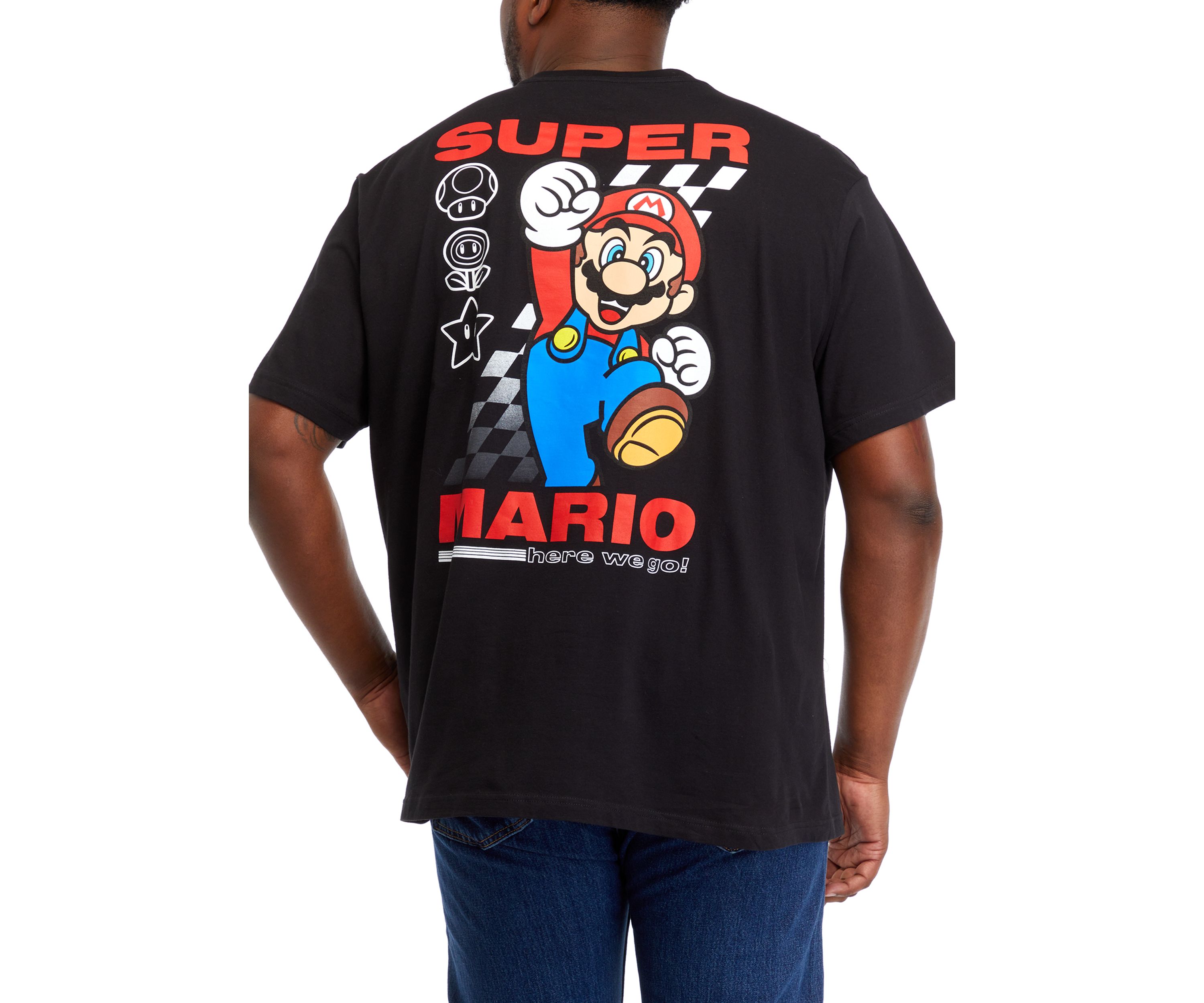 Big & Tall Super Mario Graphic T-Shirt 