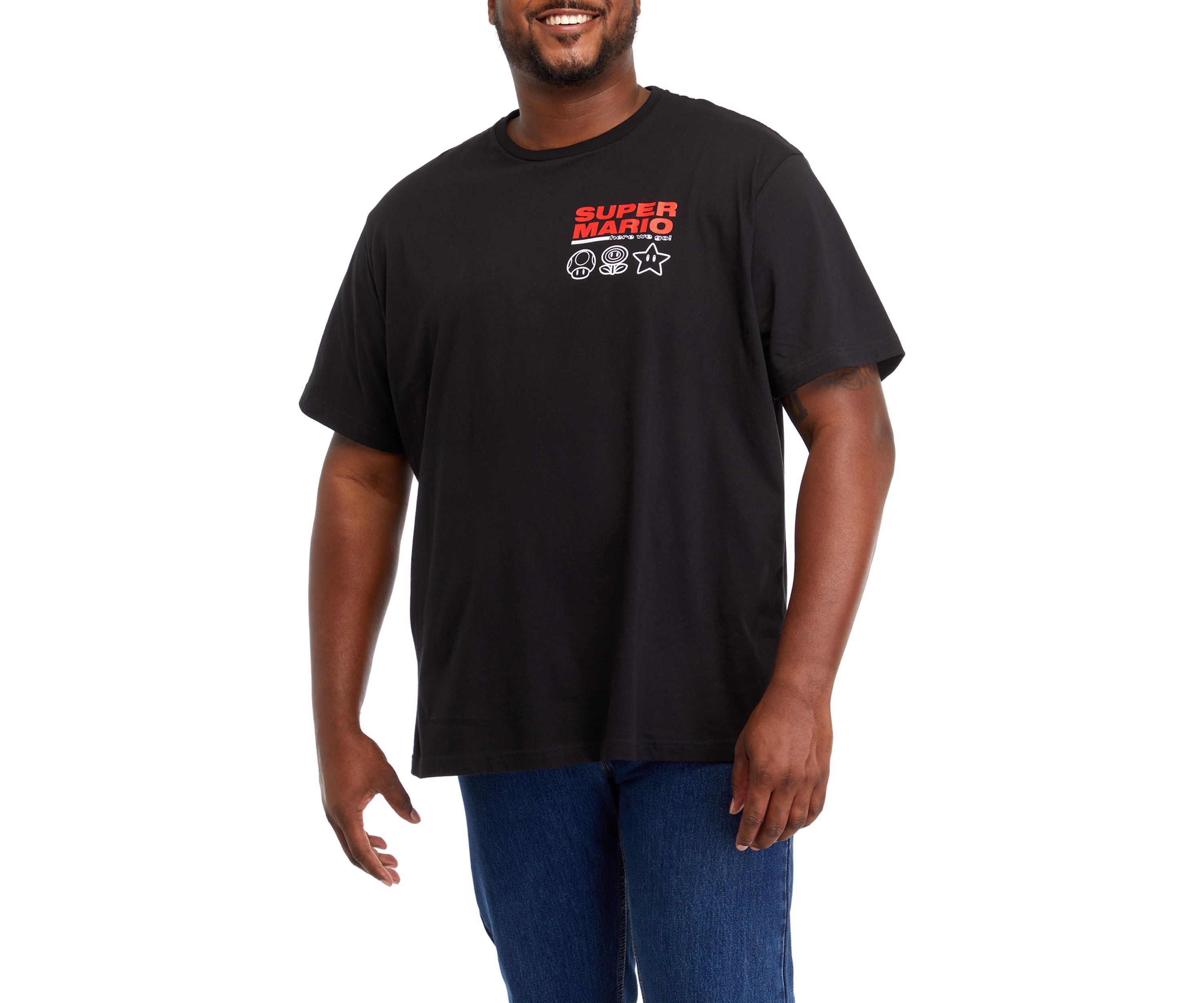 Big & Tall Super Mario Graphic T-Shirt 