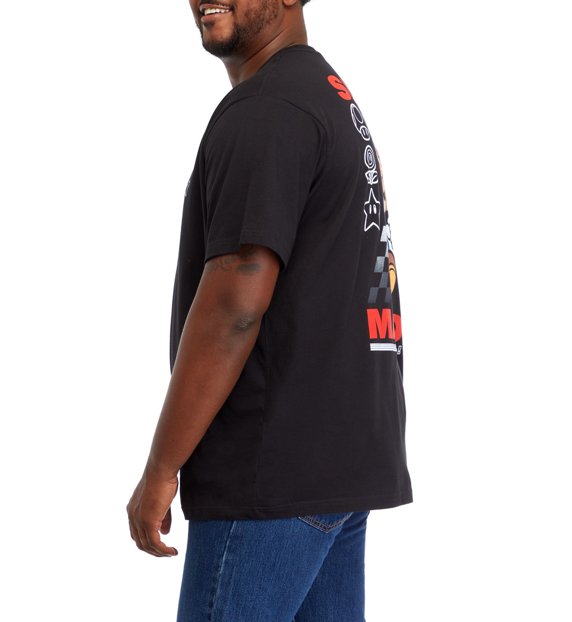Big & Tall Super Mario Graphic T-Shirt 
