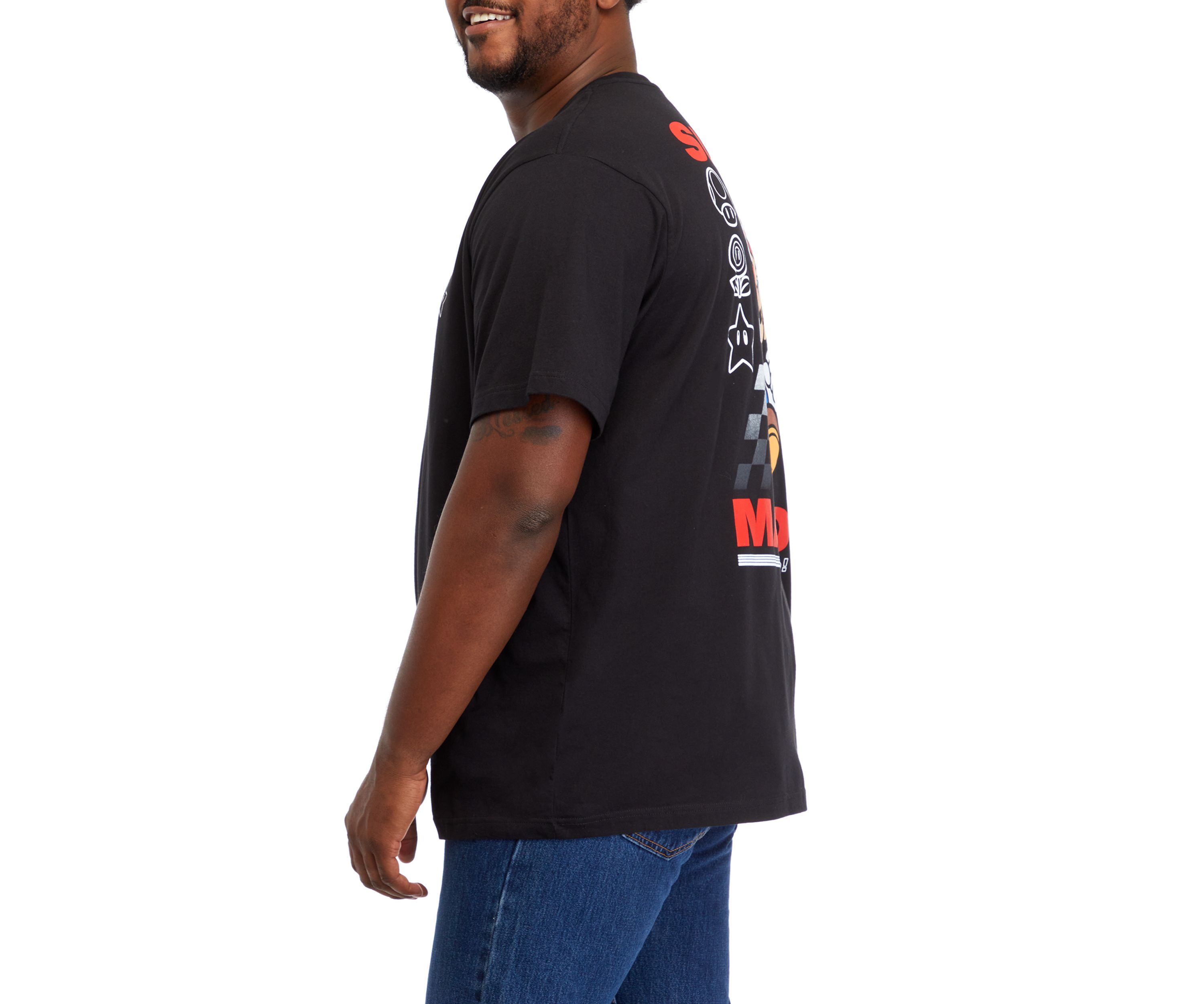 Big & Tall Super Mario Graphic T-Shirt 