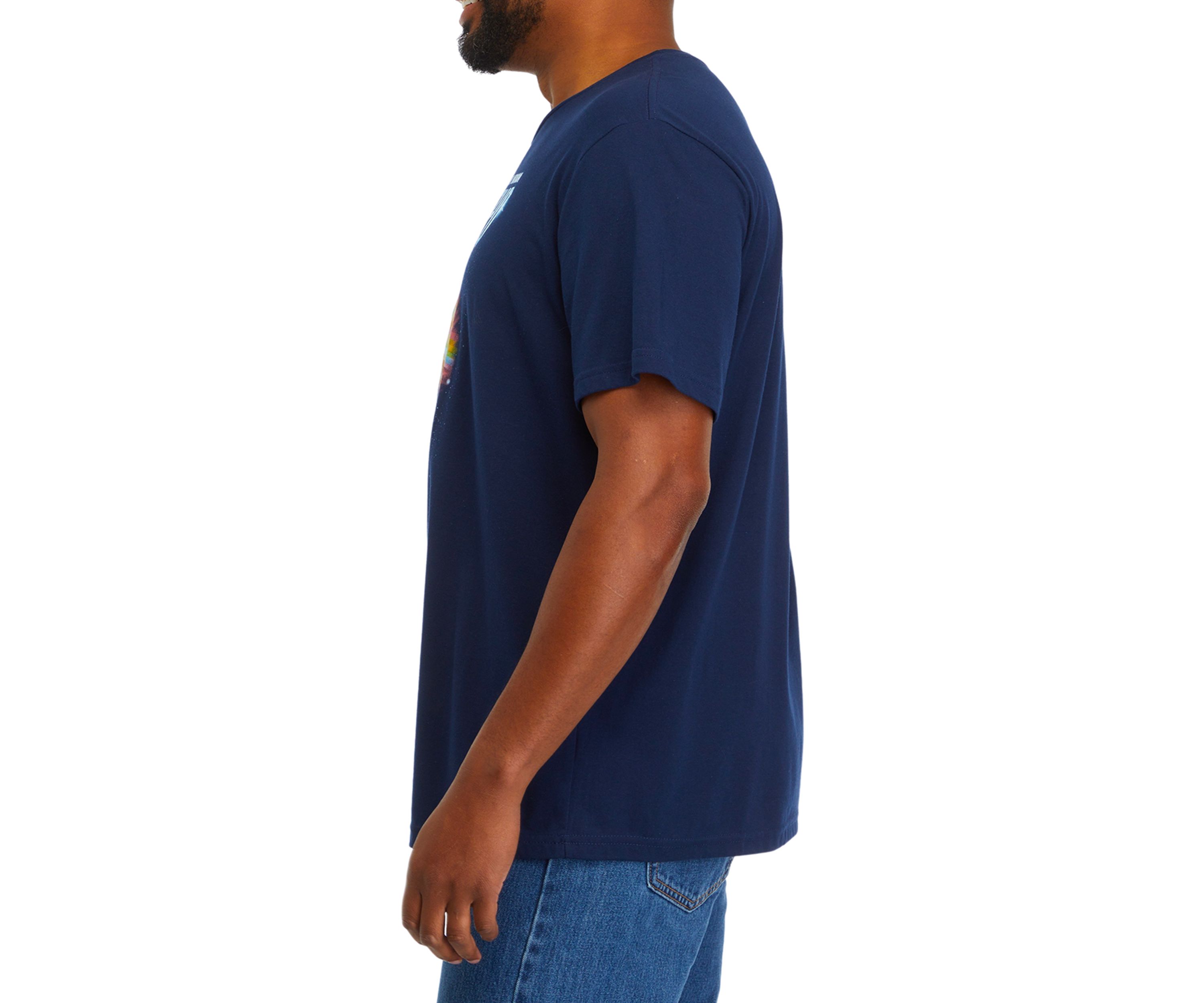 Big & Tall Short Sleeve Moon Iris Pink Floyd Graphic T-Shirt