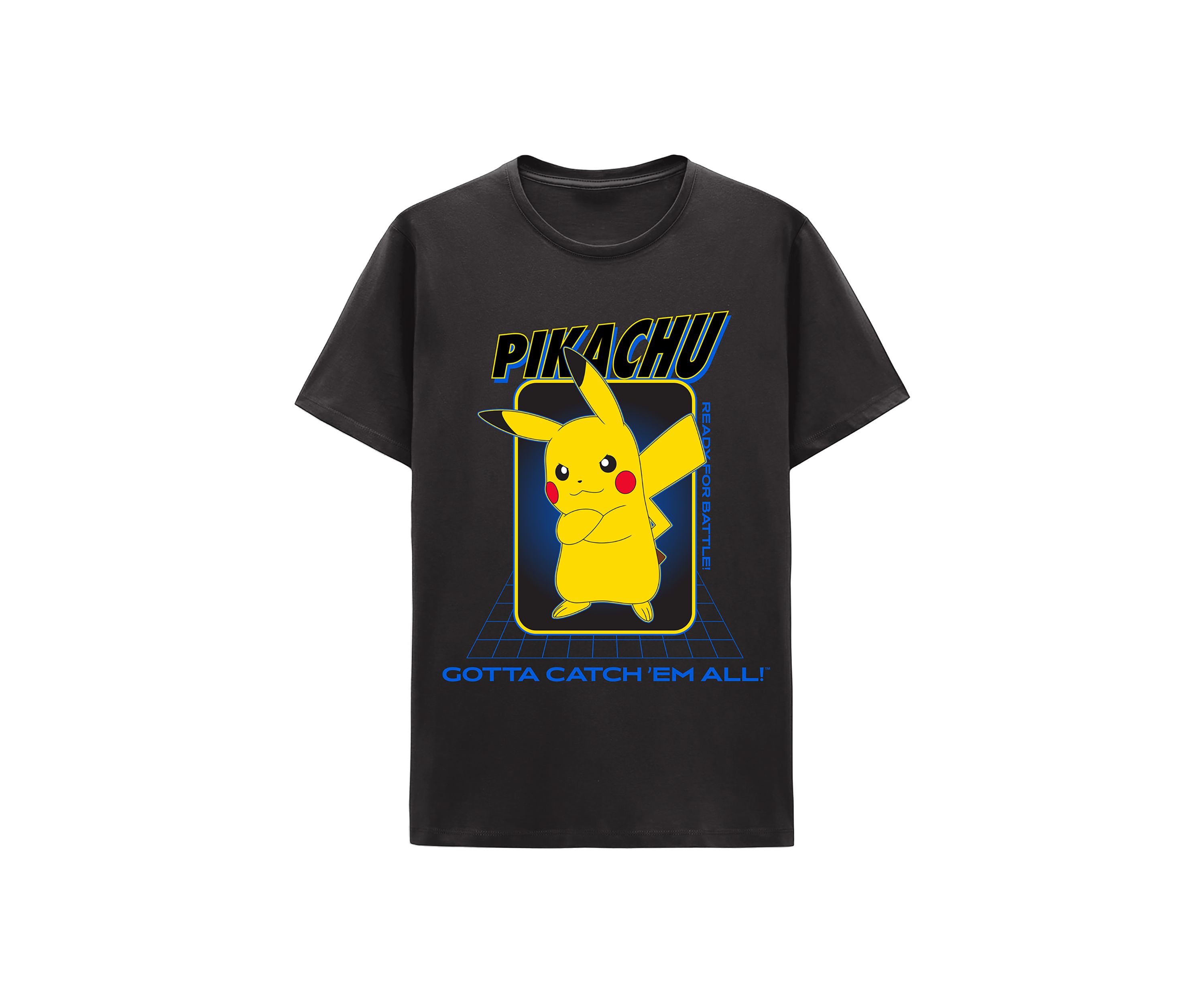 Mens Pikachu Catch Em All Graphic T-Shirt