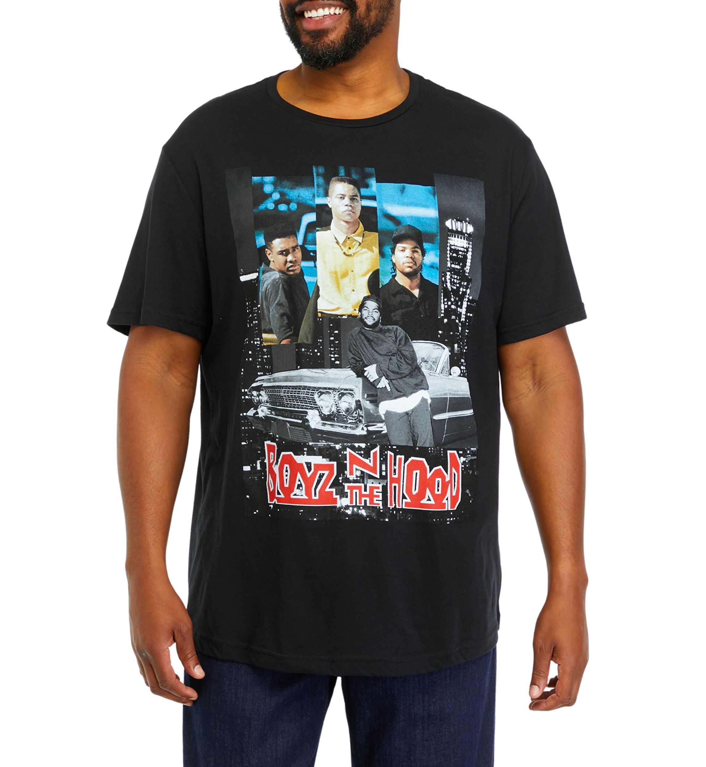 Big & Tall Central LA Boyz N the Hood Short Sleeve Graphic T-Shirt