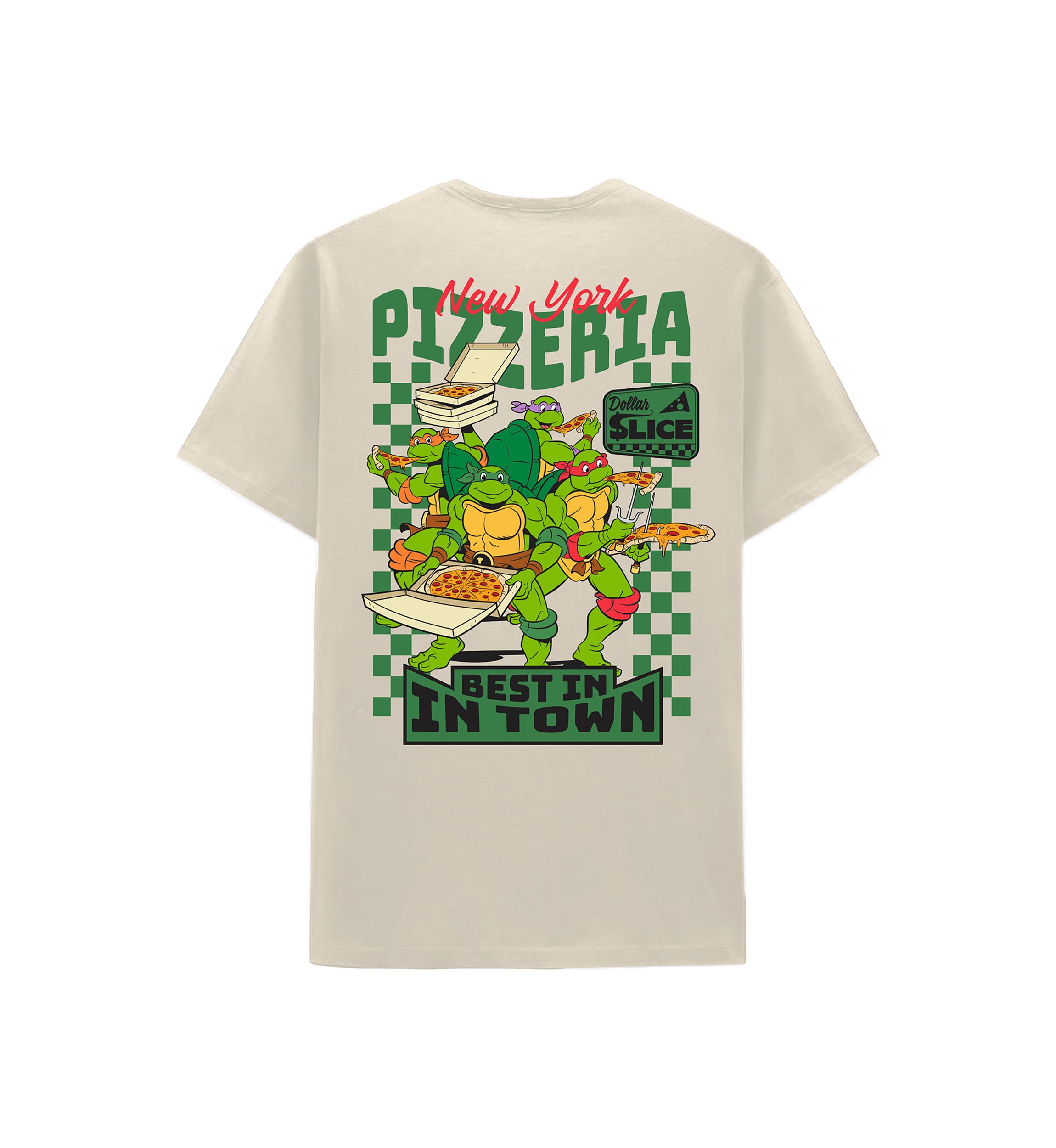 Mens TMNT Pizzeria Graphic T-Shirt 