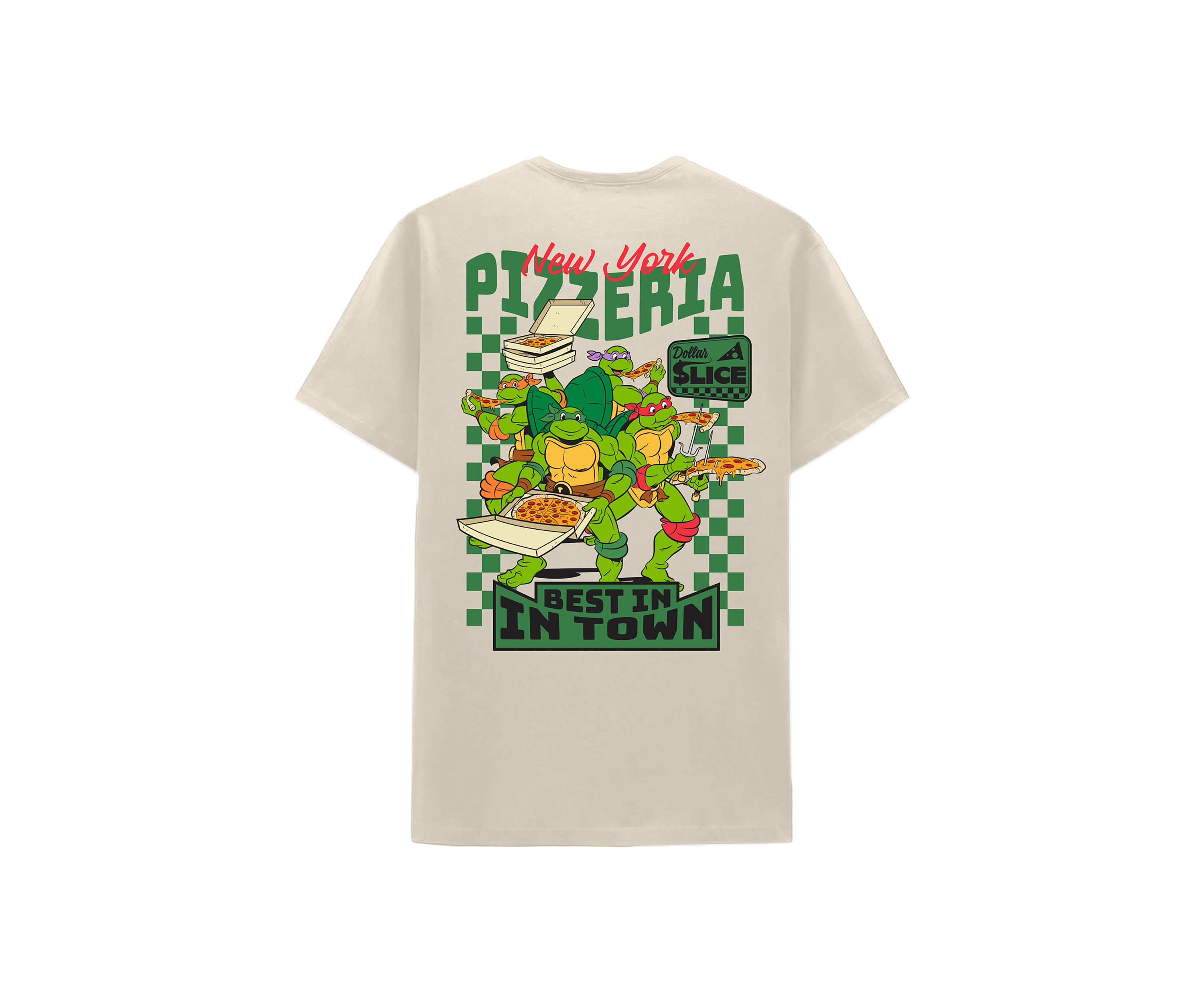 Mens TMNT Pizzeria Graphic T-Shirt 