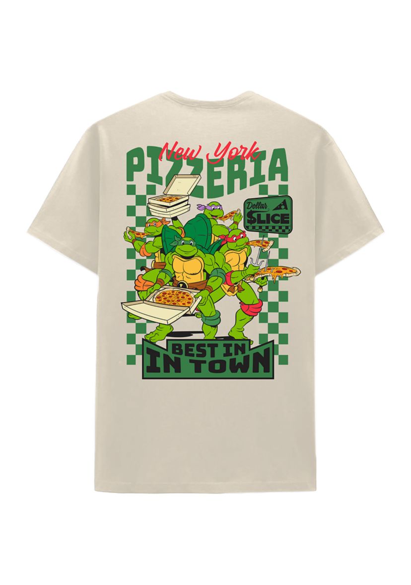 Mens TMNT Pizzeria Graphic T-Shirt 