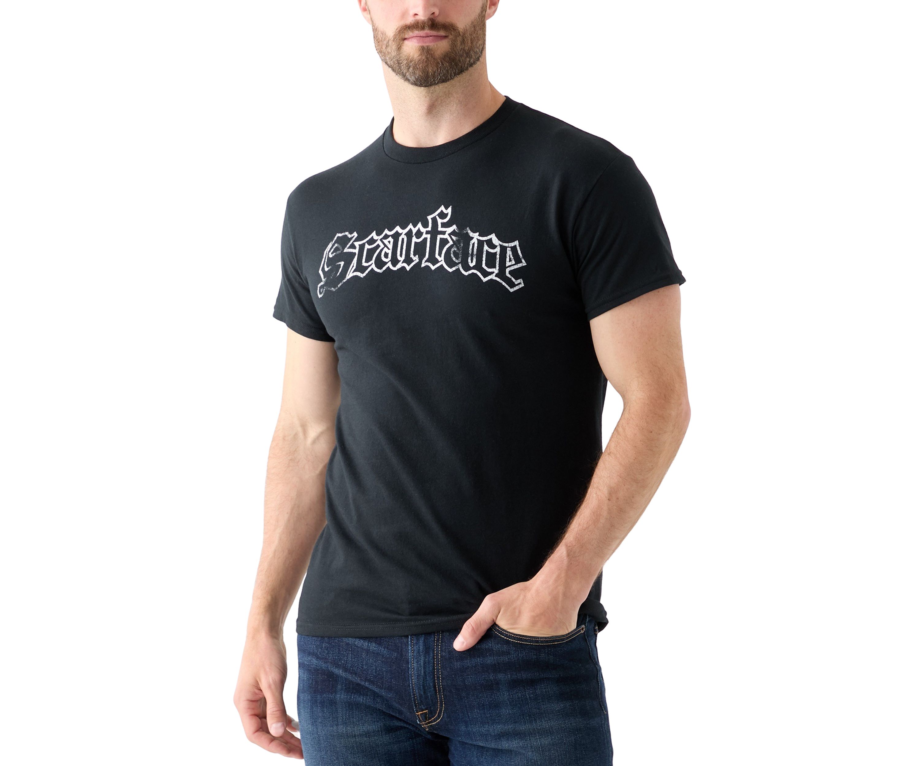 Scarface Metallic Logo Graphic T-Shirt