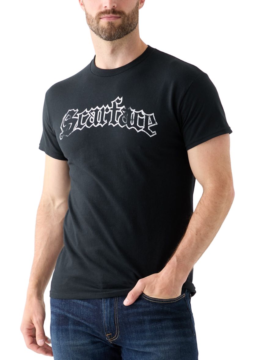 Scarface Metallic Logo Graphic T-Shirt