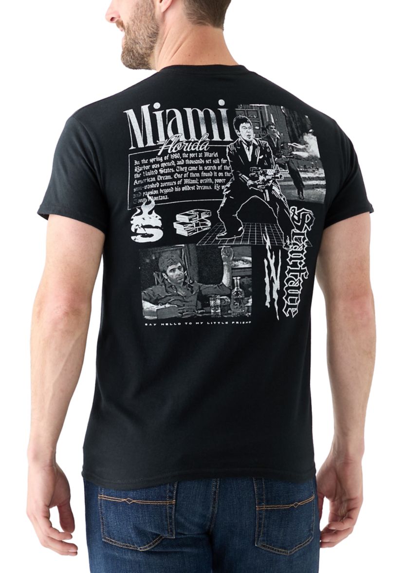 Scarface Metallic Logo Graphic T-Shirt