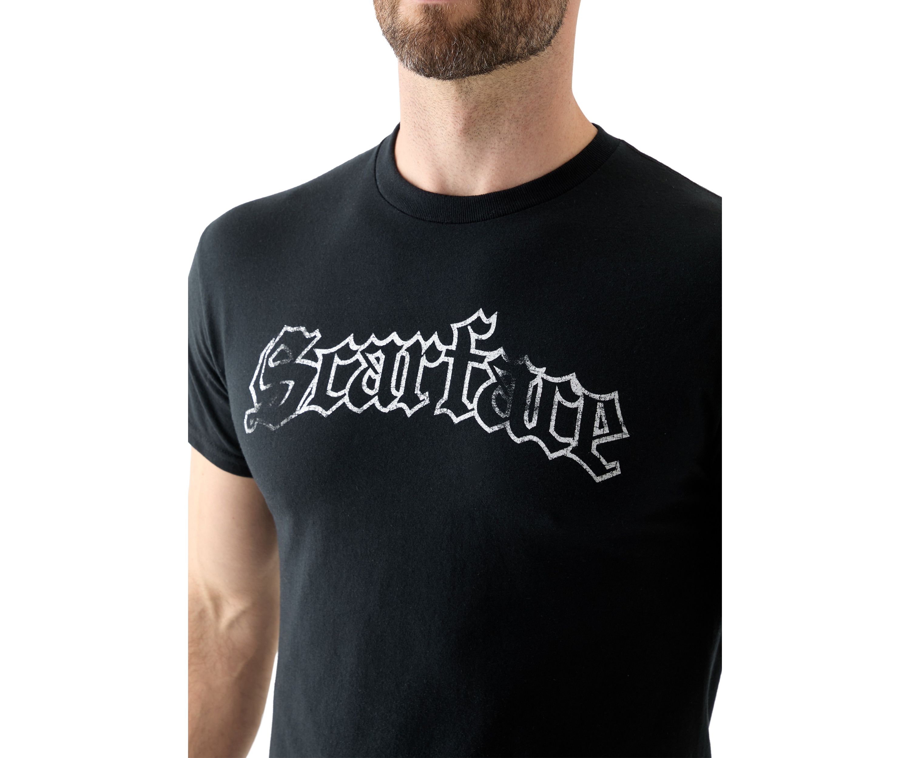 Scarface Metallic Logo Graphic T-Shirt