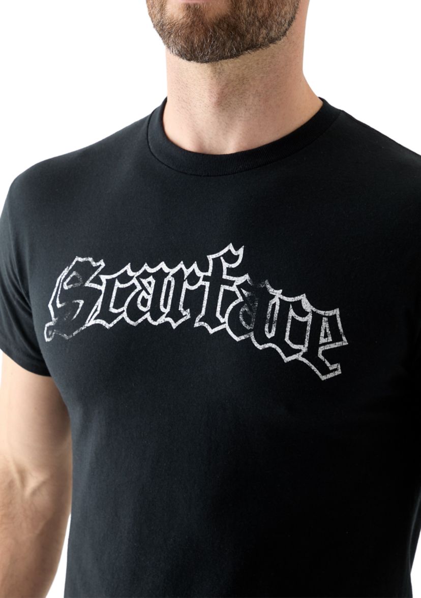 Scarface Metallic Logo Graphic T-Shirt