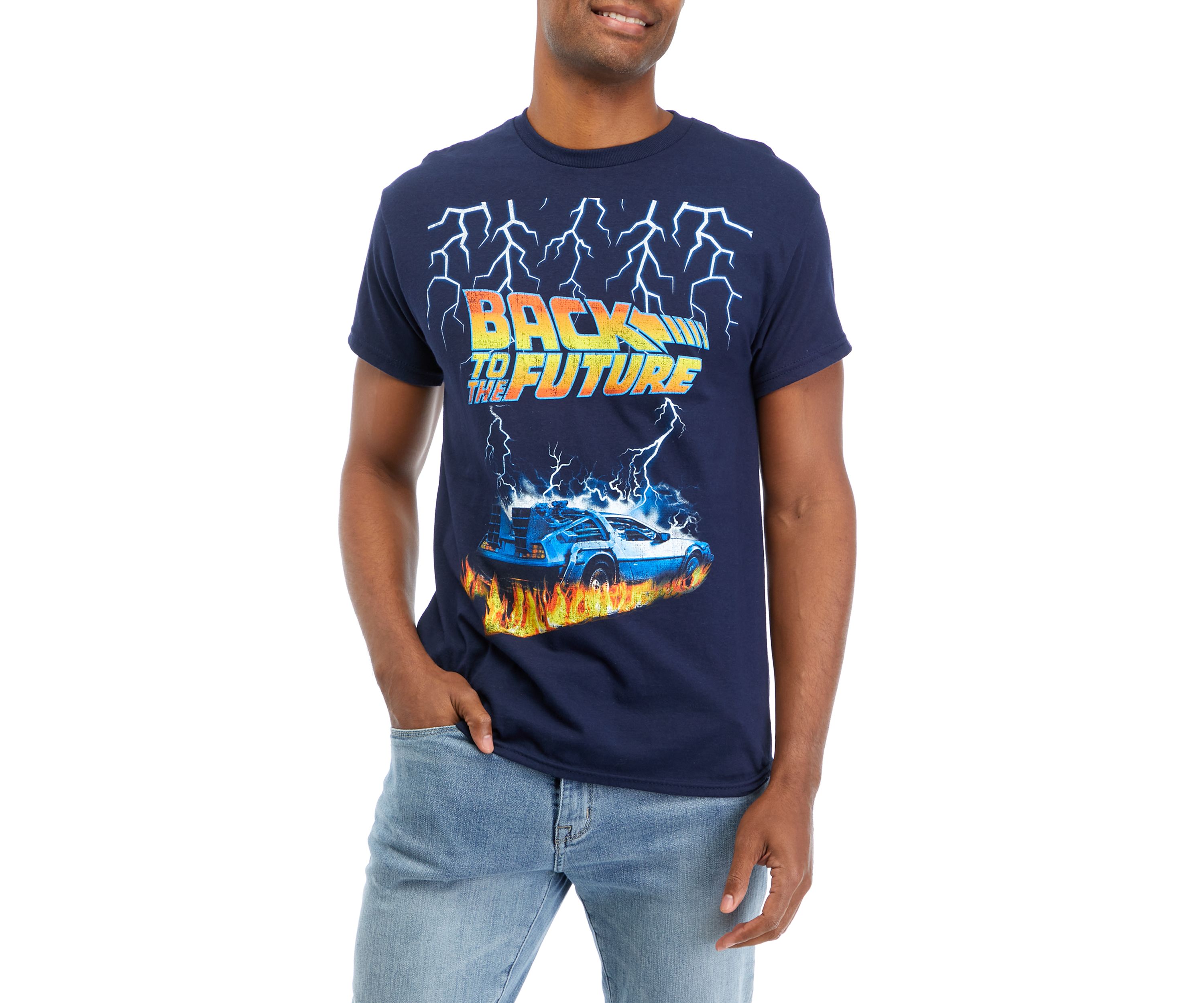 Back in Time Bolts Graphic T-Shirt