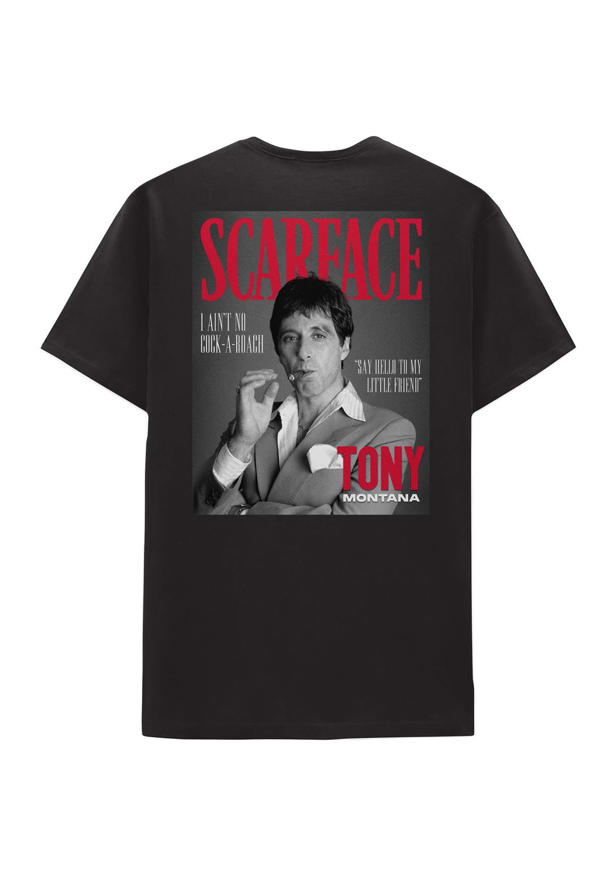 Scarface Magazine Cover Graphic T-Shirt 