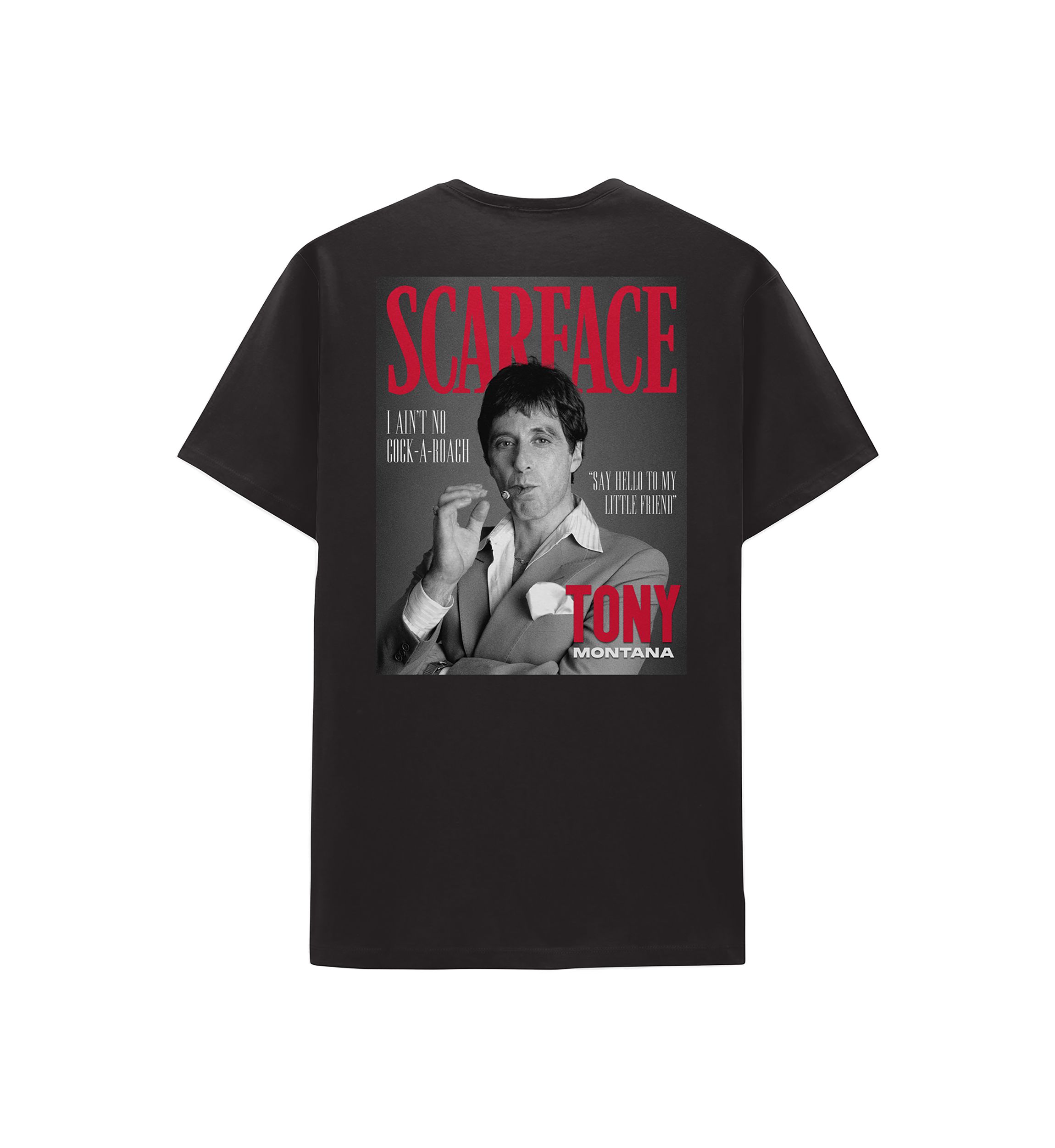 Scarface Magazine Cover Graphic T-Shirt 
