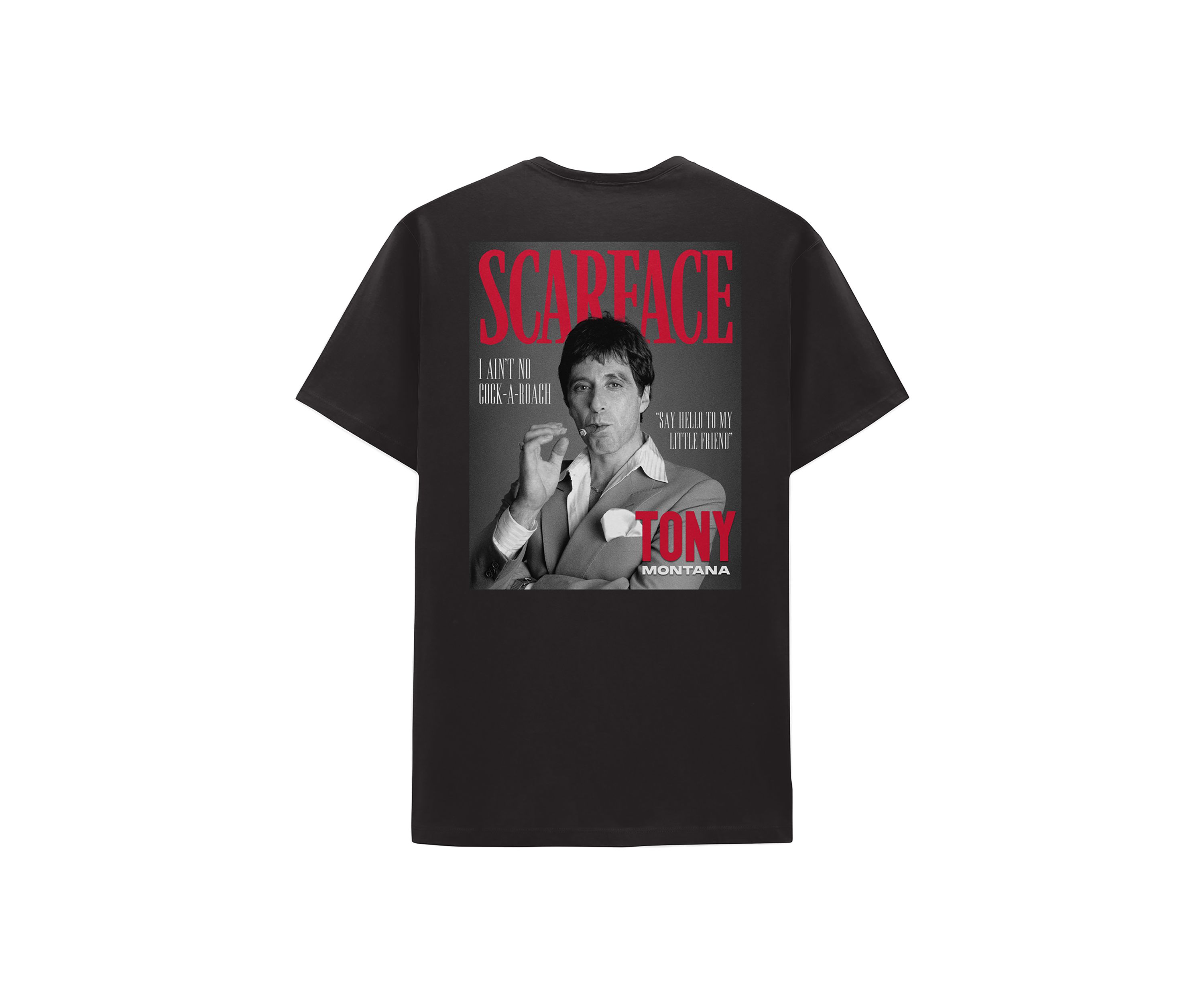 Scarface Magazine Cover Graphic T-Shirt 