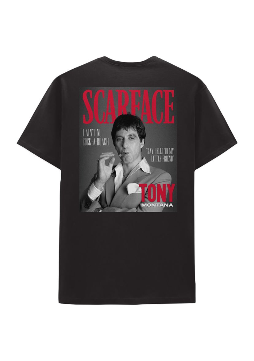 Scarface Magazine Cover Graphic T-Shirt 