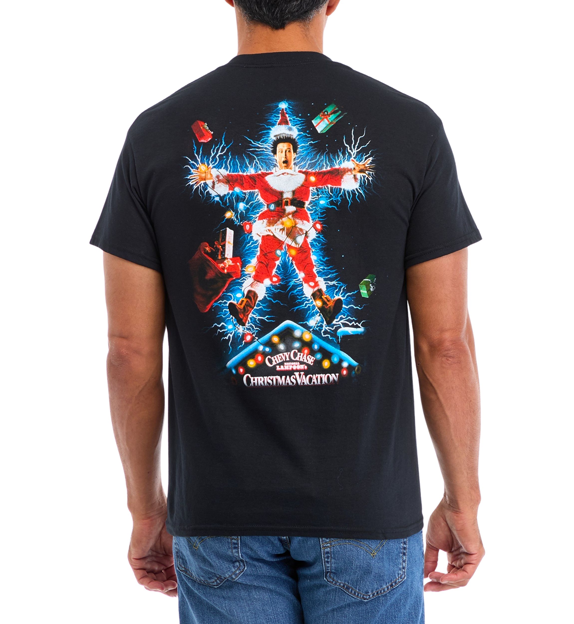 Electric Santa Short Sleeve Graphic T-Shirt
