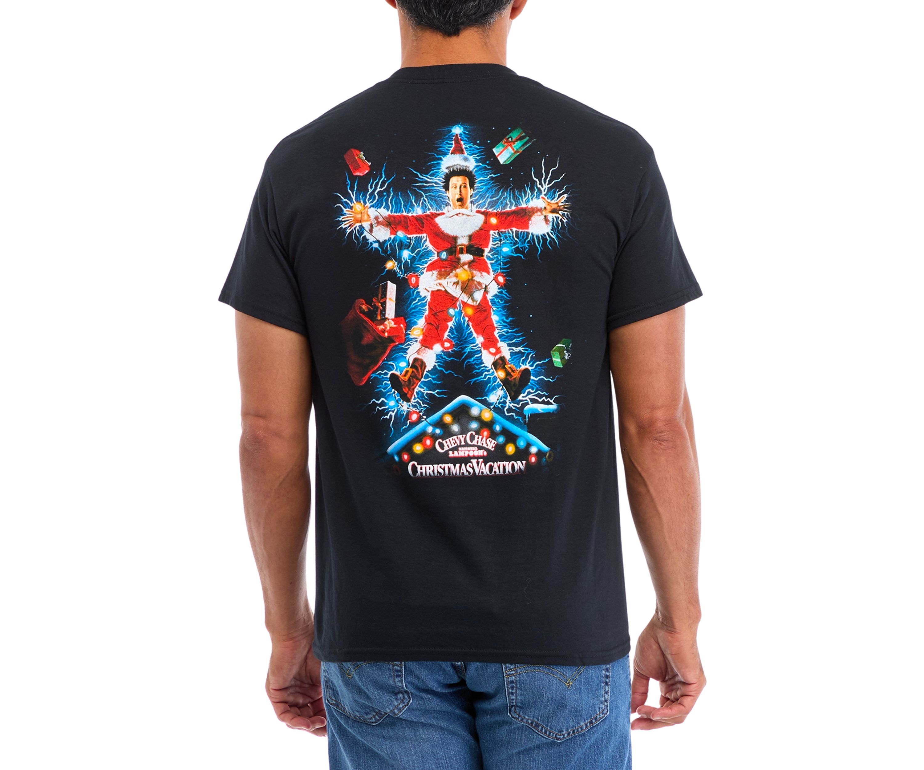 Electric Santa Short Sleeve Graphic T-Shirt
