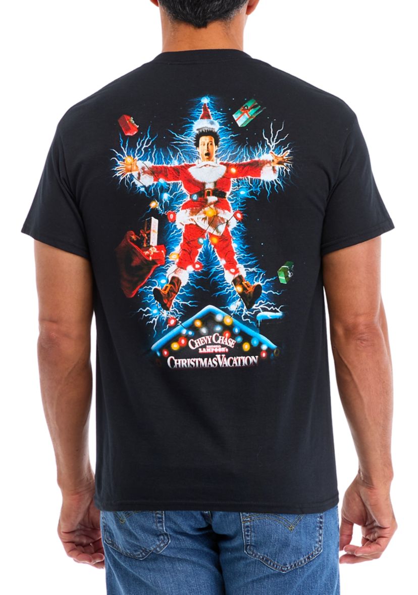 Electric Santa Short Sleeve Graphic T-Shirt