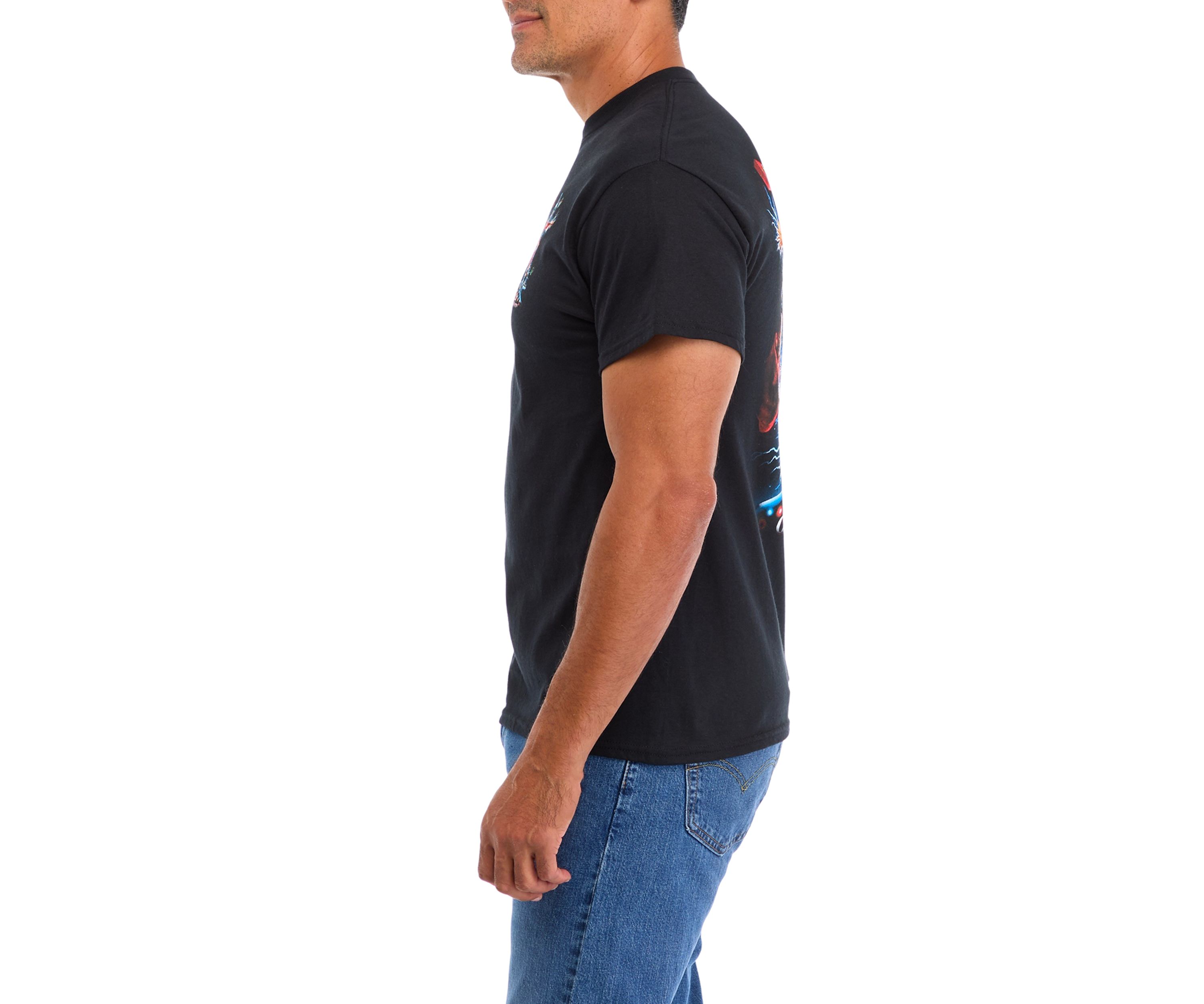 Electric Santa Short Sleeve Graphic T-Shirt