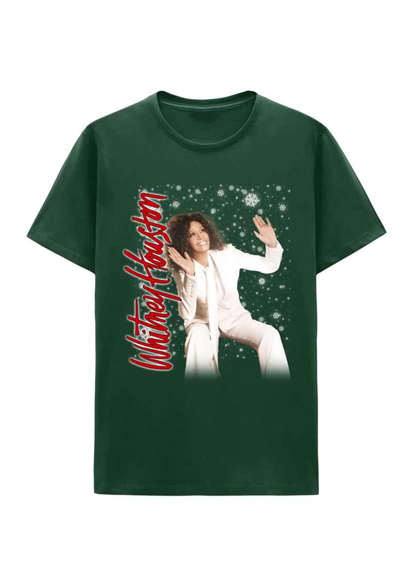 Whitney Houston Snow Graphic T-Shirt 