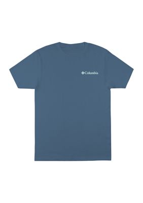 Columbia Range Back Print T-shirt in Blue for Men