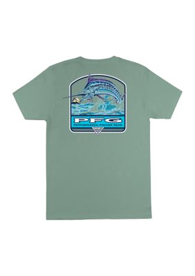 Columbia Big & Tall Short Sleeve Splash Sailfish Graphic T-Shirt | belk