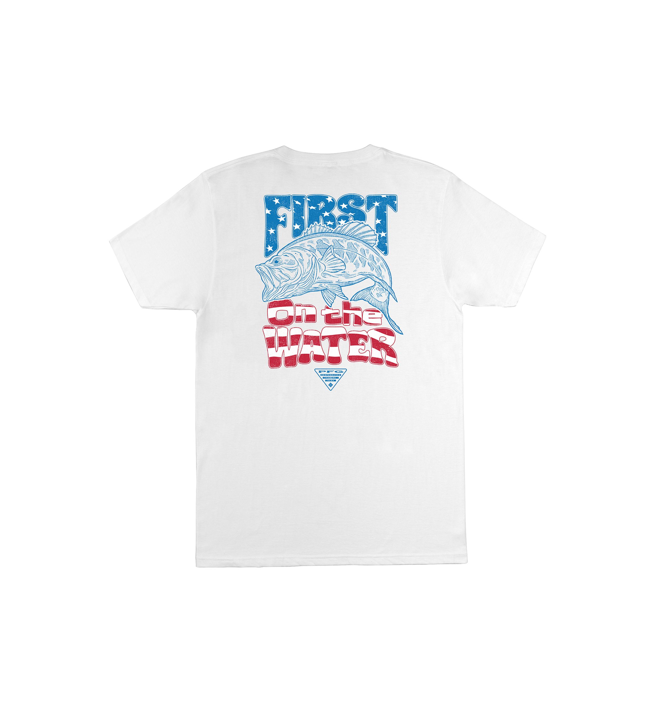 First on the Water Americana Graphic T-Shirt 