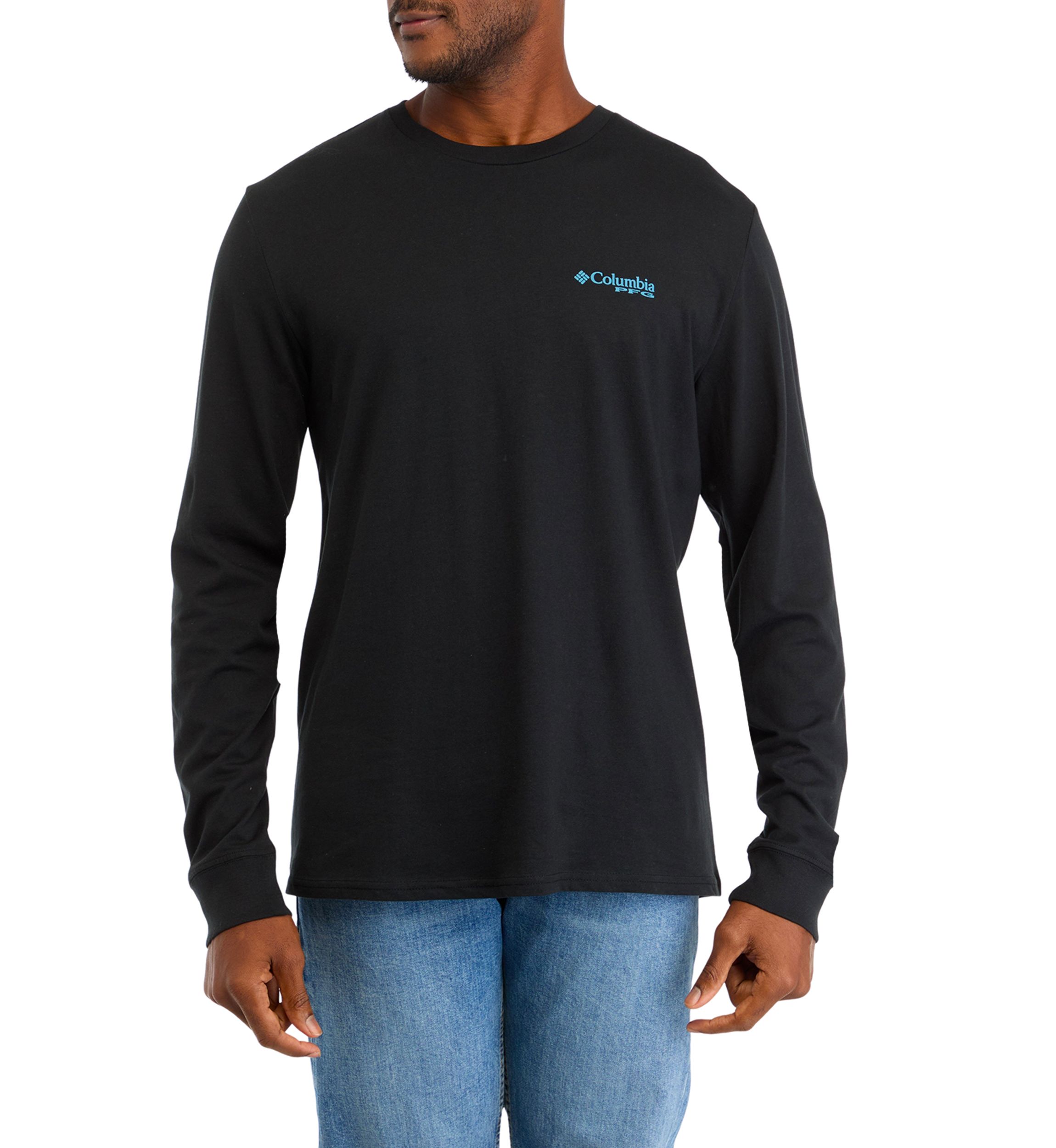 Long Sleeve Marlin Flag Graphic T-Shirt 