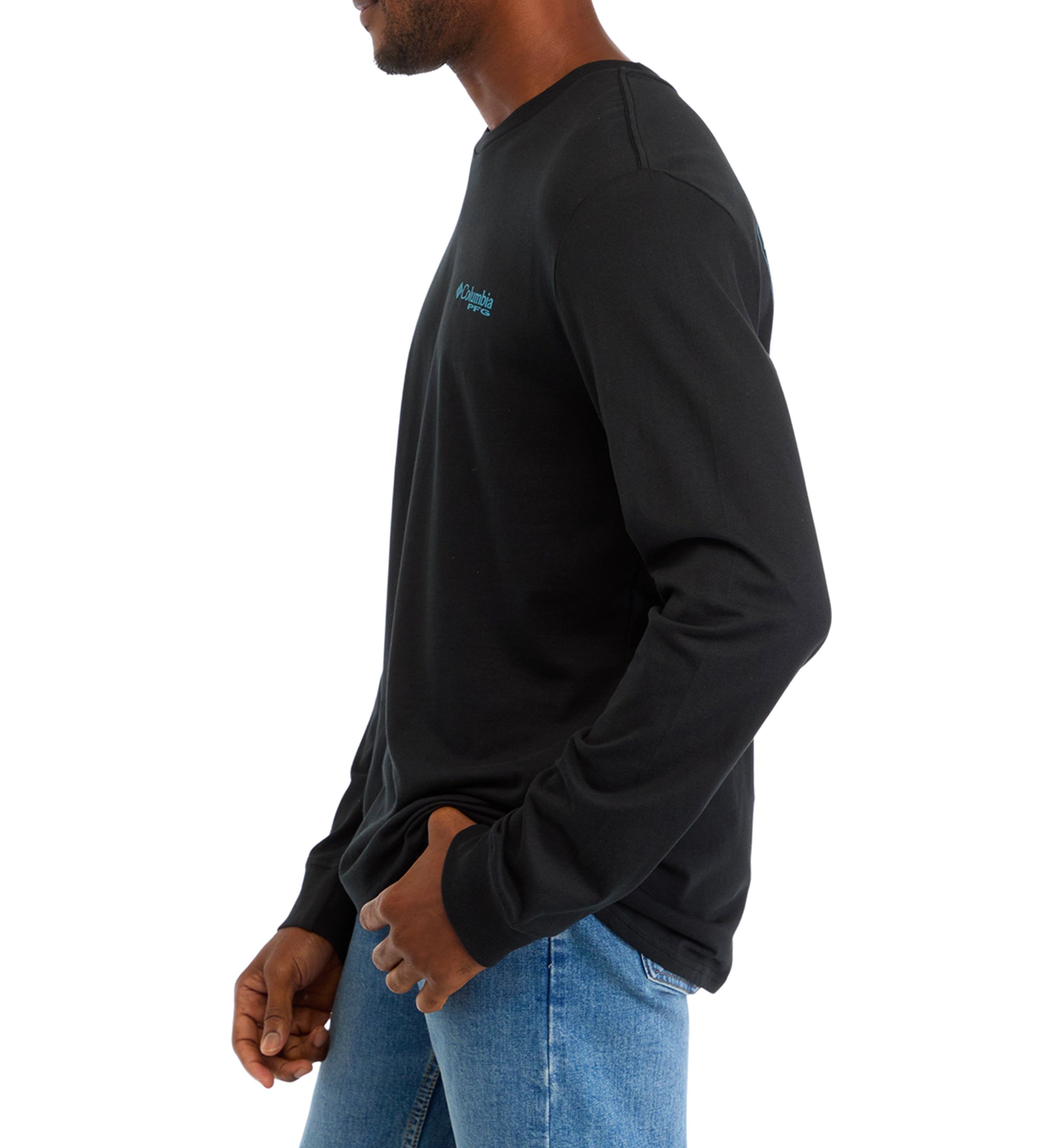 Long Sleeve Marlin Flag Graphic T-Shirt 