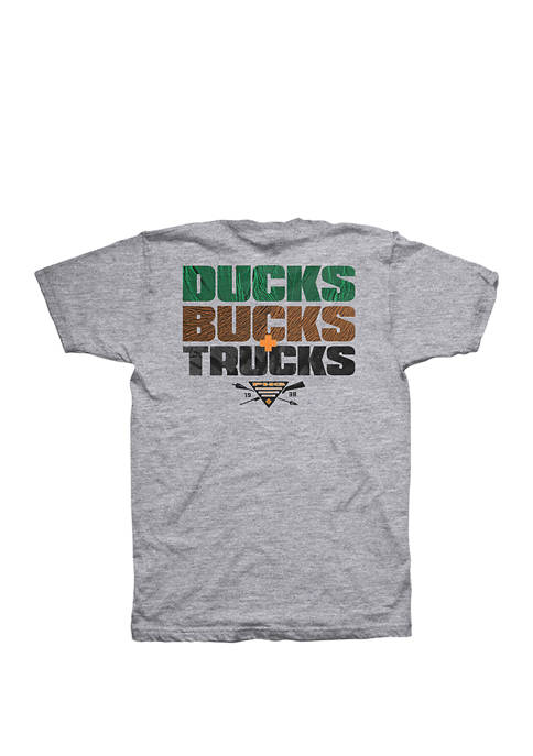 Columbia Sportswear PHG Mens SS T-Shirt Sz Large Green Ducks Bucks Trucks 